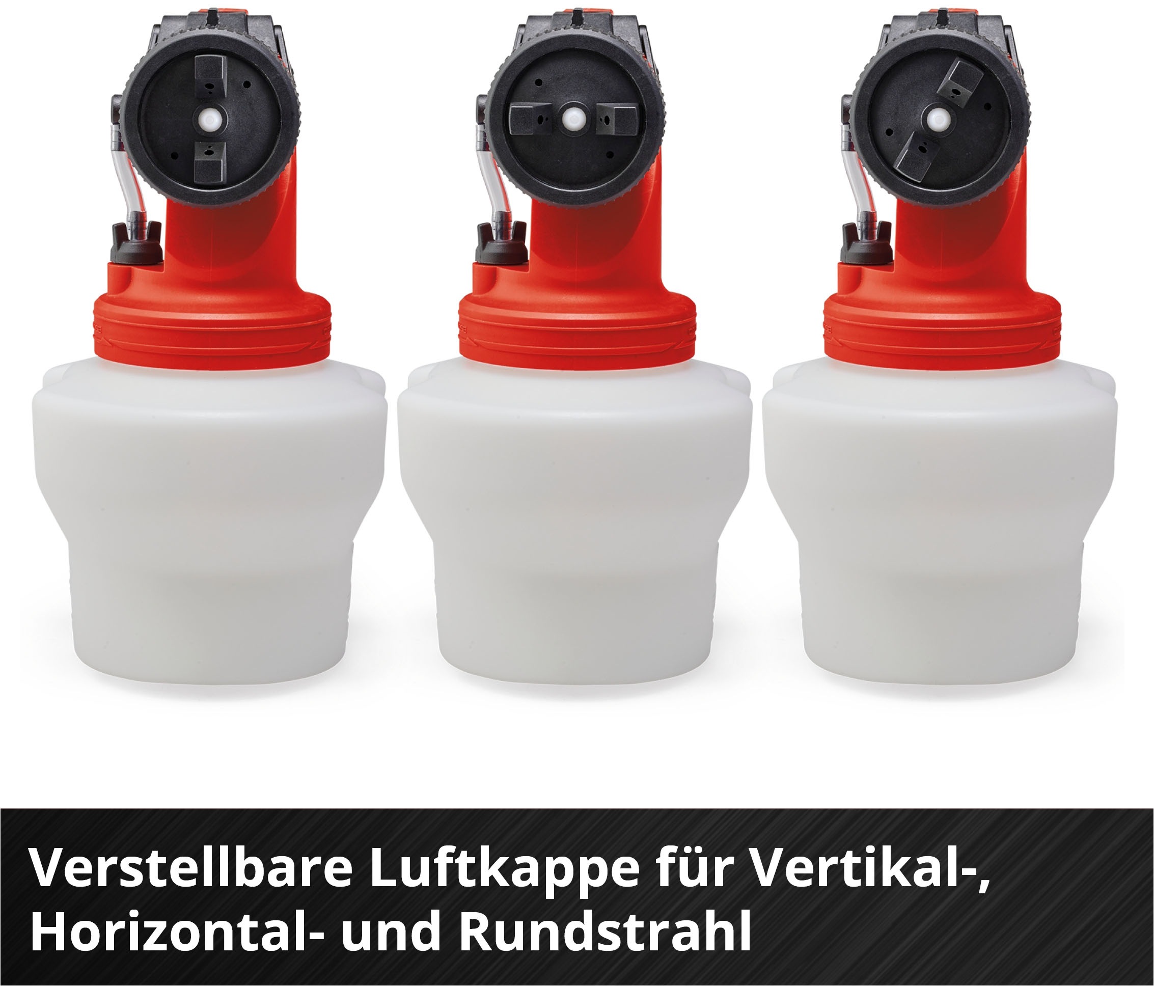 Einhell Farbsprühgerät »akkubetrieben, TE-SY 18/90 Li-Solo«, (Set, 9 tlg.), Mitglied der Power X-Change Familie, ohne Akku