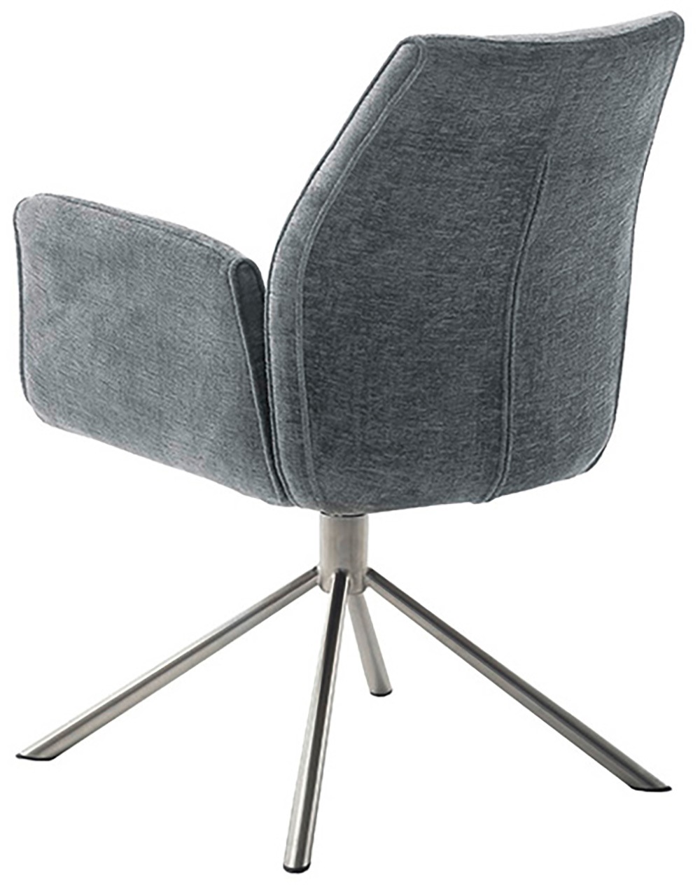 MCA furniture Esszimmerstuhl »DIVERIA«, Chenilleoptik, (2er-Set) 4-Fuss-Stuhl,drehbar 360°,belastbar 120 kg,Sitzhöhe ca. 50cm