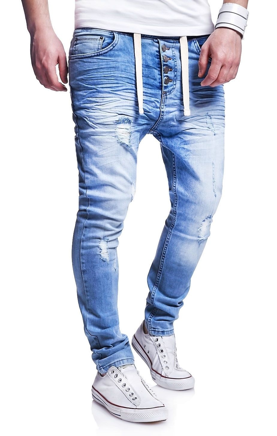 behype Slim-fit-Jeans »Mood«, im coolen Jogger-Stil