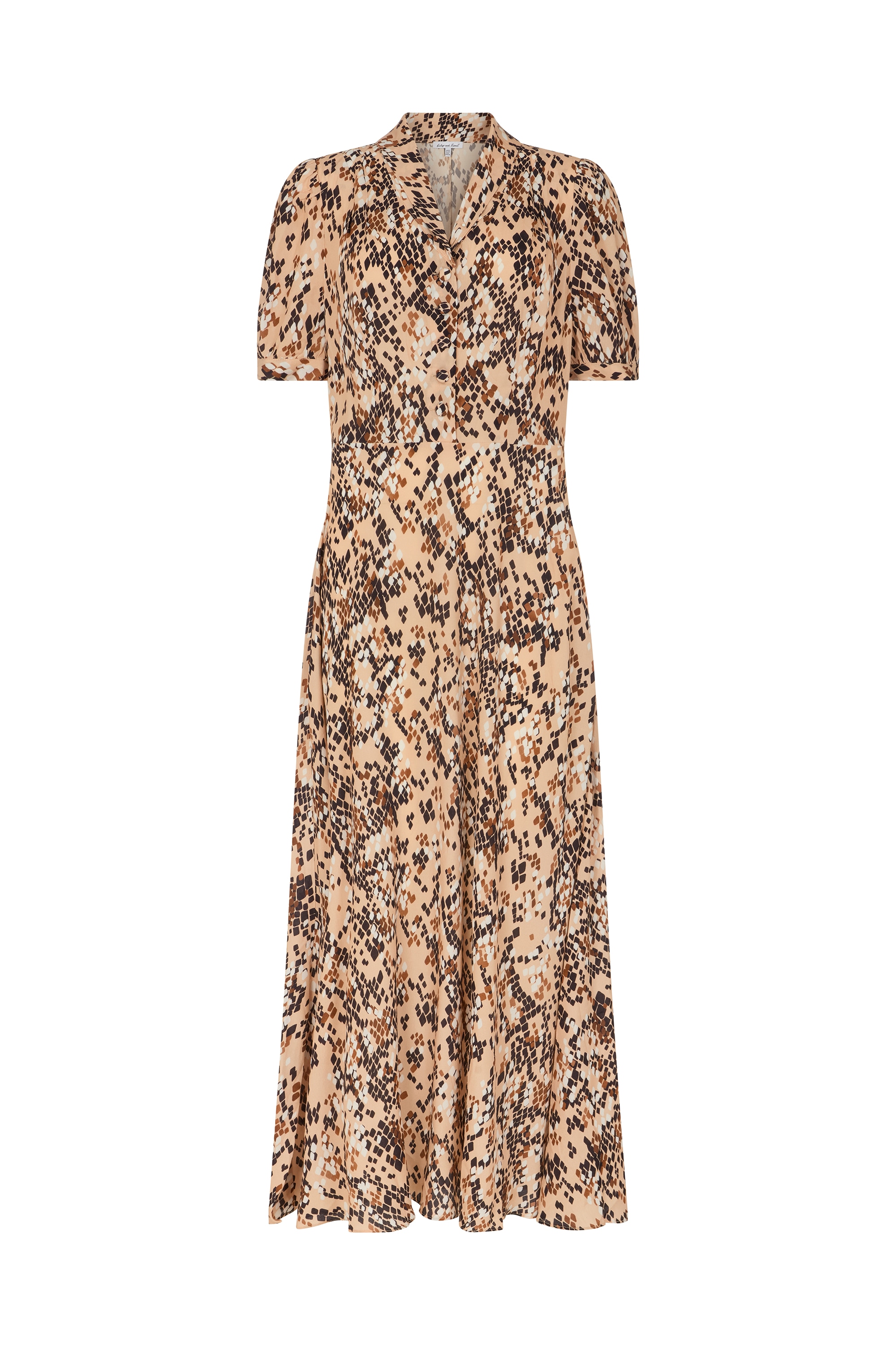 Lily and Lionel Midikleid "Julia Button Down Print Maxi Dress Damen" günstig online kaufen