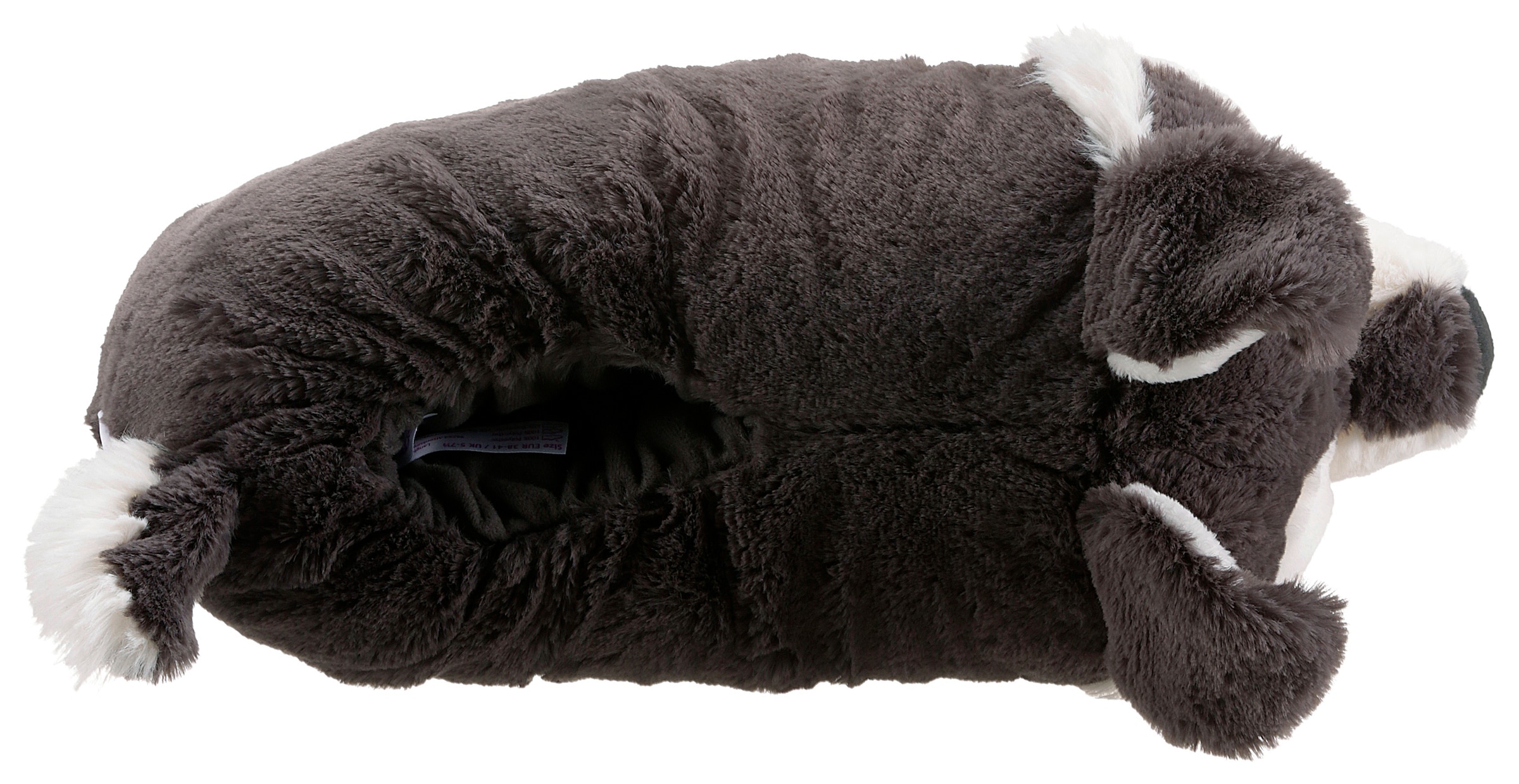 Nici Plüsch Hausschuhe »Husky Swante«, Hausschuh mit wärmendem Textil