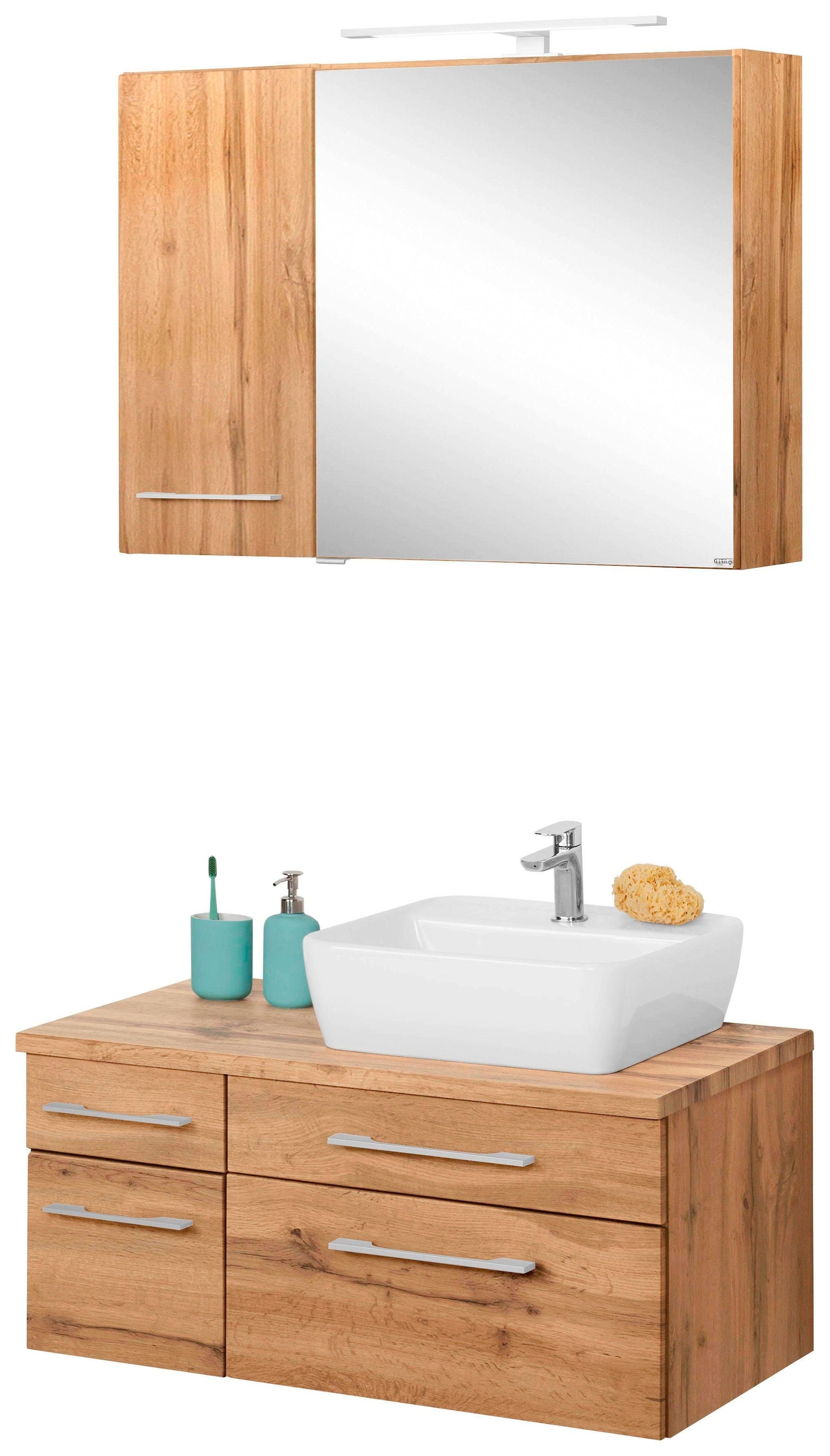 welltime Badmöbel-Set "Davos" 3 Stk. tlg. günstig online kaufen