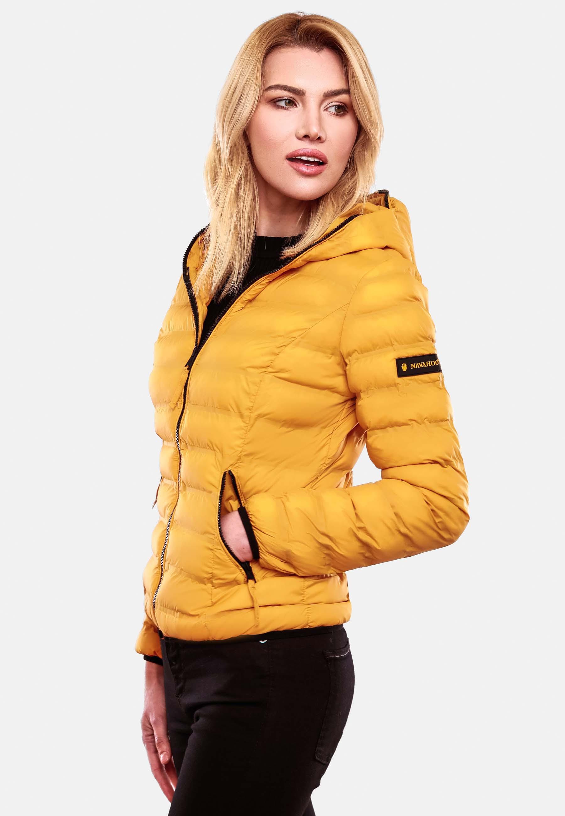 Navahoo Steppjacke »Neevia«, mit Kapuze, modische Damen Übergangsjacke mit Kapuze