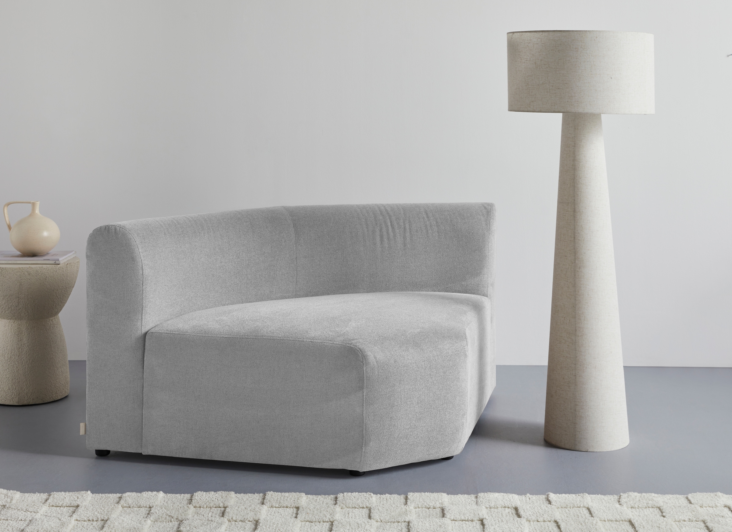 LeGer Home by Lena Gercke Sofa-Eckelement "LYZA mit gerundeter Rückenlehne, günstig online kaufen