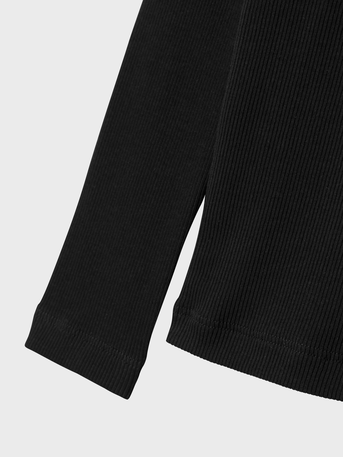 Name It Langarmshirt »NKFNAKAL LS TOP NOOS«, in Basic-Form und leicht gerippter Qualität