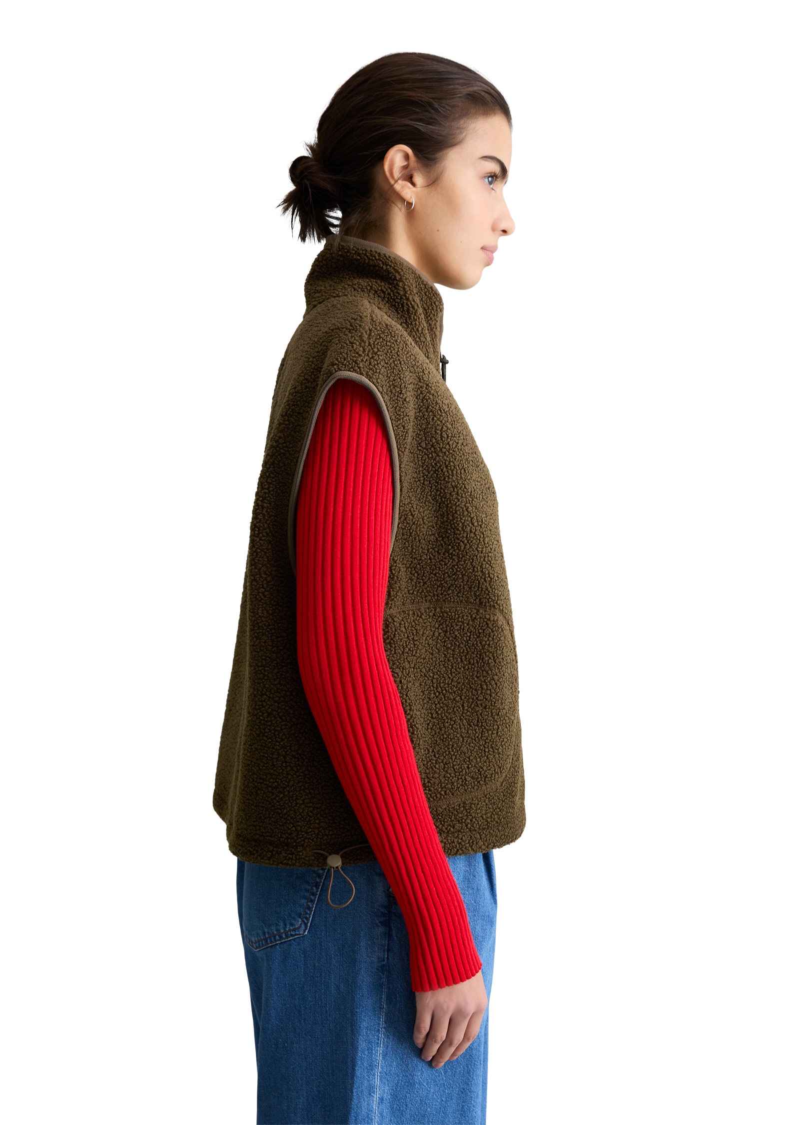 Marc OPolo DENIM Sweatjacke "aus recyceltem Polyester" günstig online kaufen