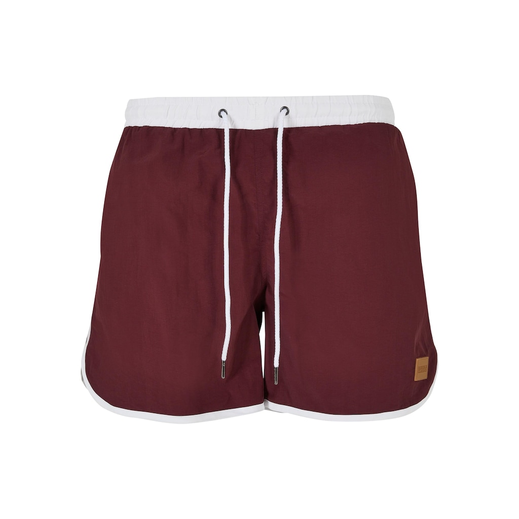 URBAN CLASSICS Badeshorts »Urban Classics Herren Retro Swimshorts«