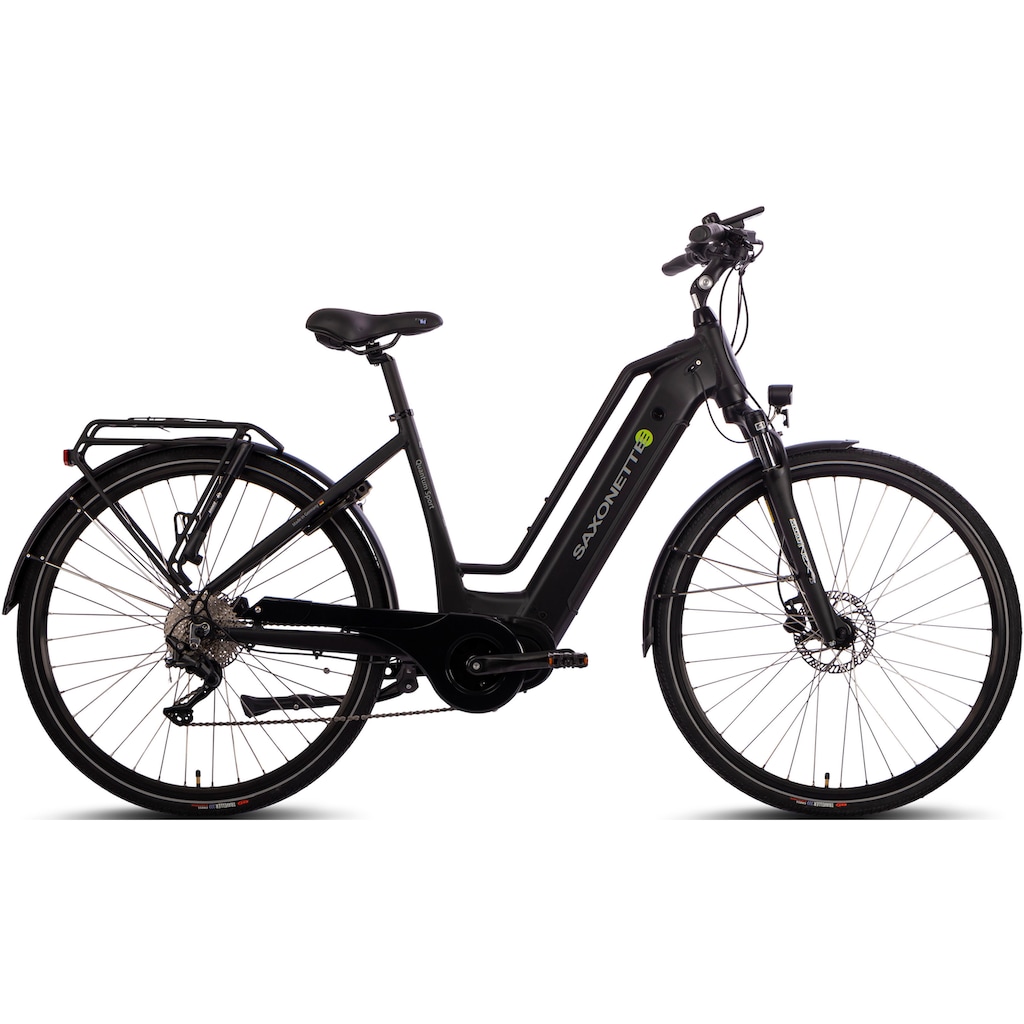 SAXONETTE E-Bike »Quantum Sport«, 10 Gang, Shimano, Mittelmotor 250 W