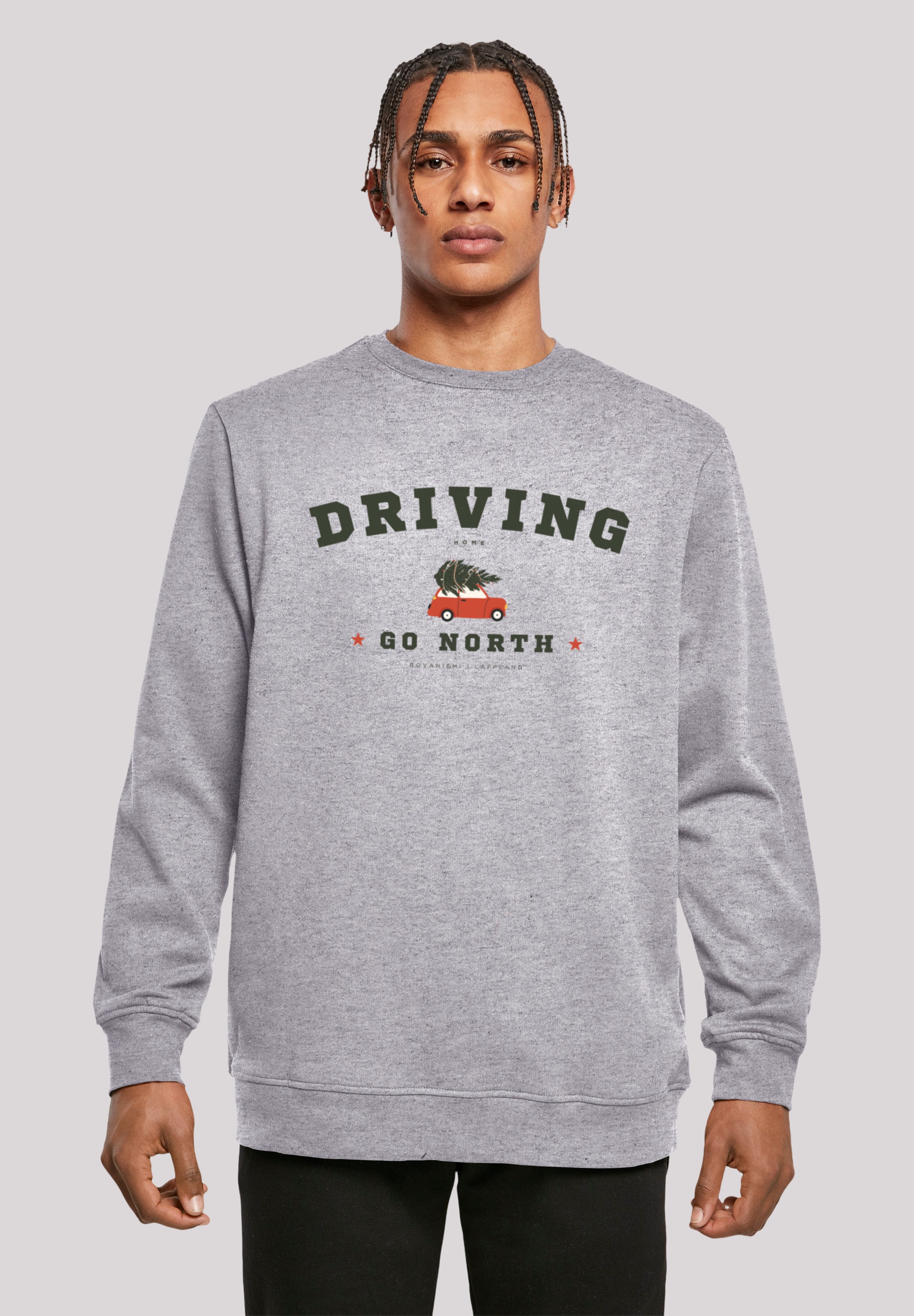 F4NT4STIC Sweatshirt »Driving Home Weihnachten«, Weihnachten, Geschenk, Logo
