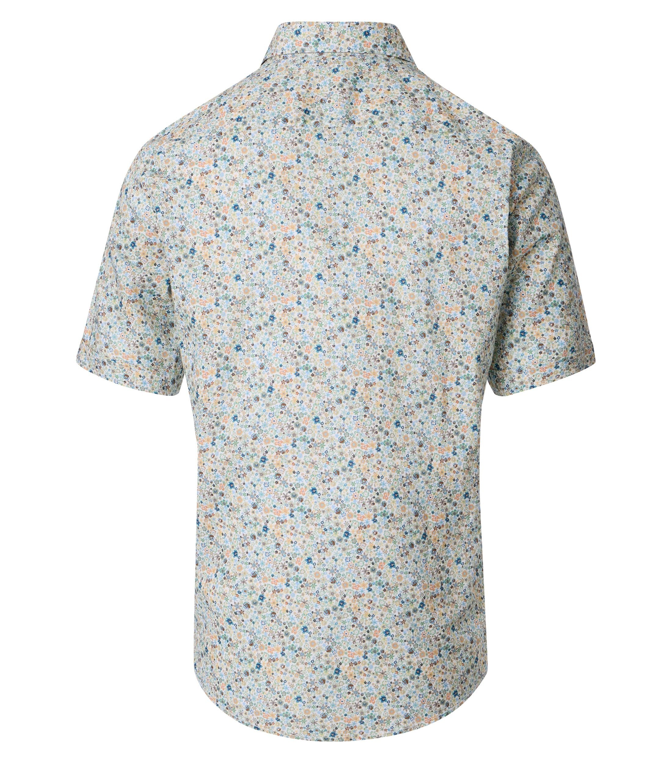 CASAMODA Kurzarmhemd "CASAMODA Leinenhemd Kurzarm Print" günstig online kaufen