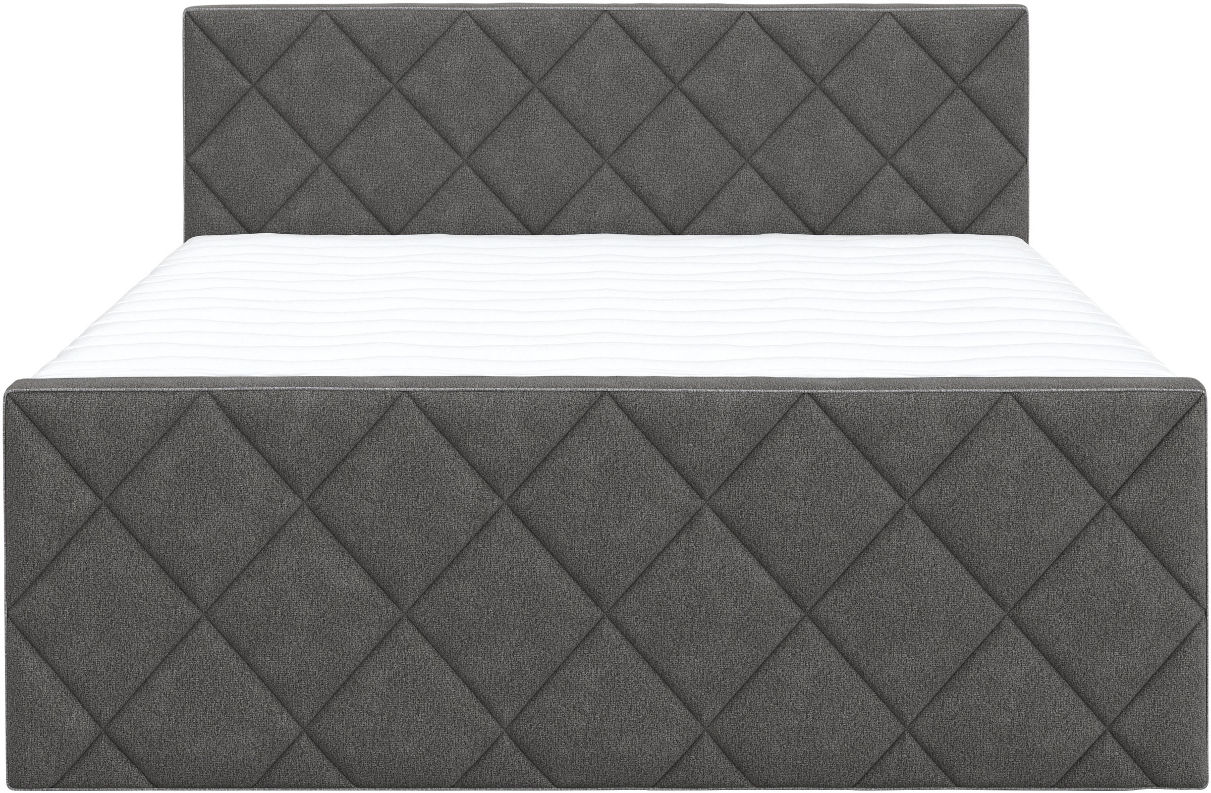 Thumbnail - COTTA Boxspringbett "Tower inkl. Bettkasten, mit Keder in abgesetzter Farbe" in verschiedenen Breiten, Härtegraden und F...