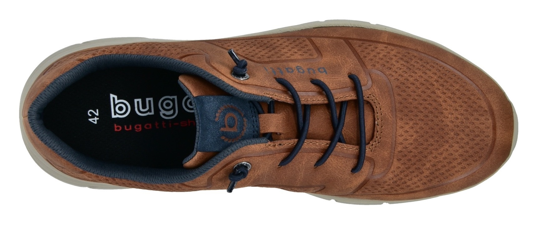 bugatti Slip-On Sneaker, Sneaker, Schlupfschuh, Freizeitschuh mit Logoverzierung
