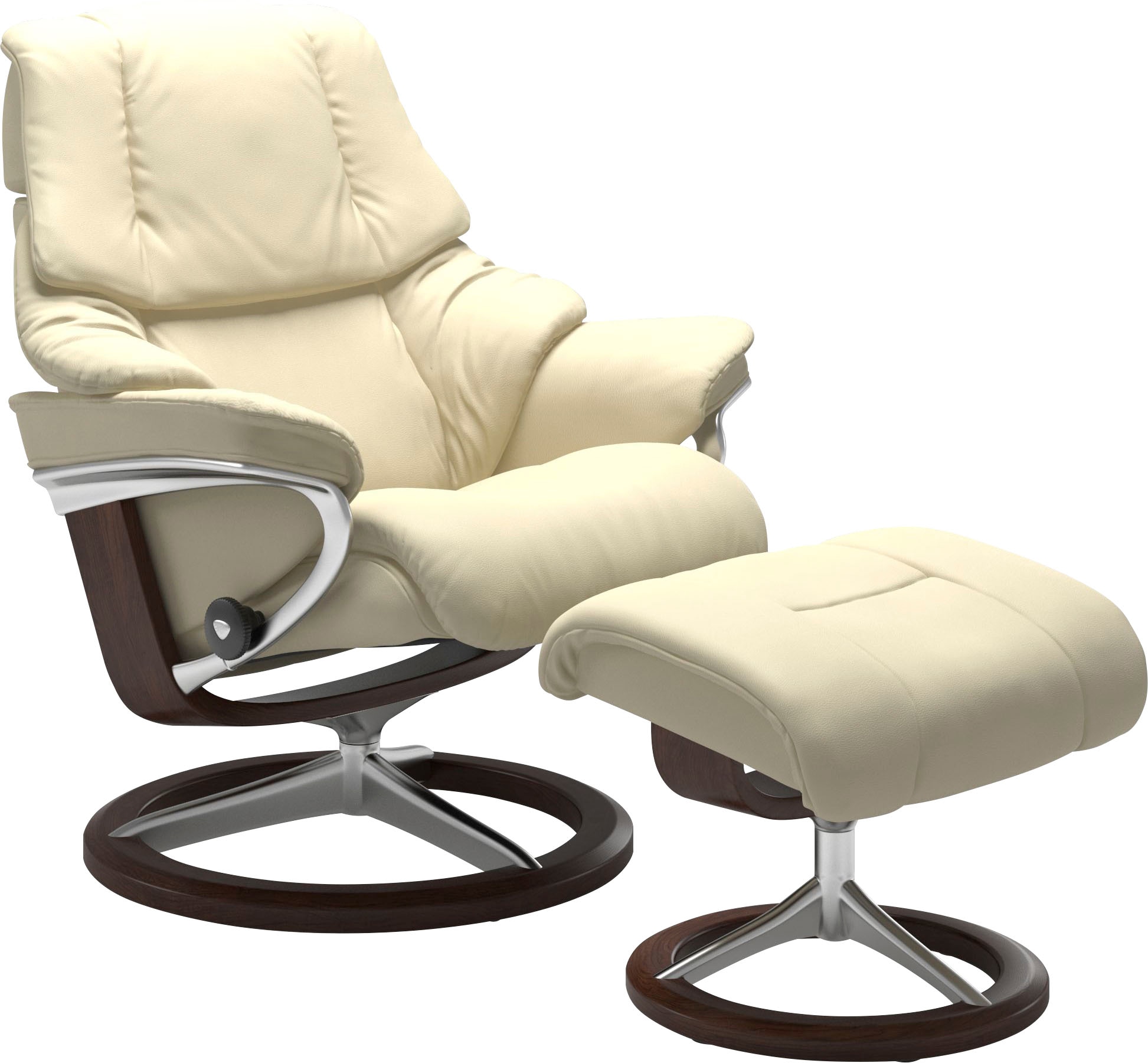 Stressless Fußhocker "Reno", mit Signature Base, Gestell Braun