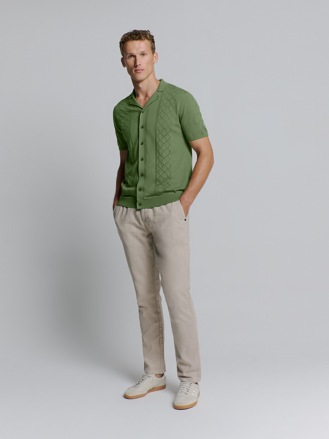 Thumbnail - NO EXCESS T-Shirt "No Excess Poloshirt mit kurzen Ärmeln"