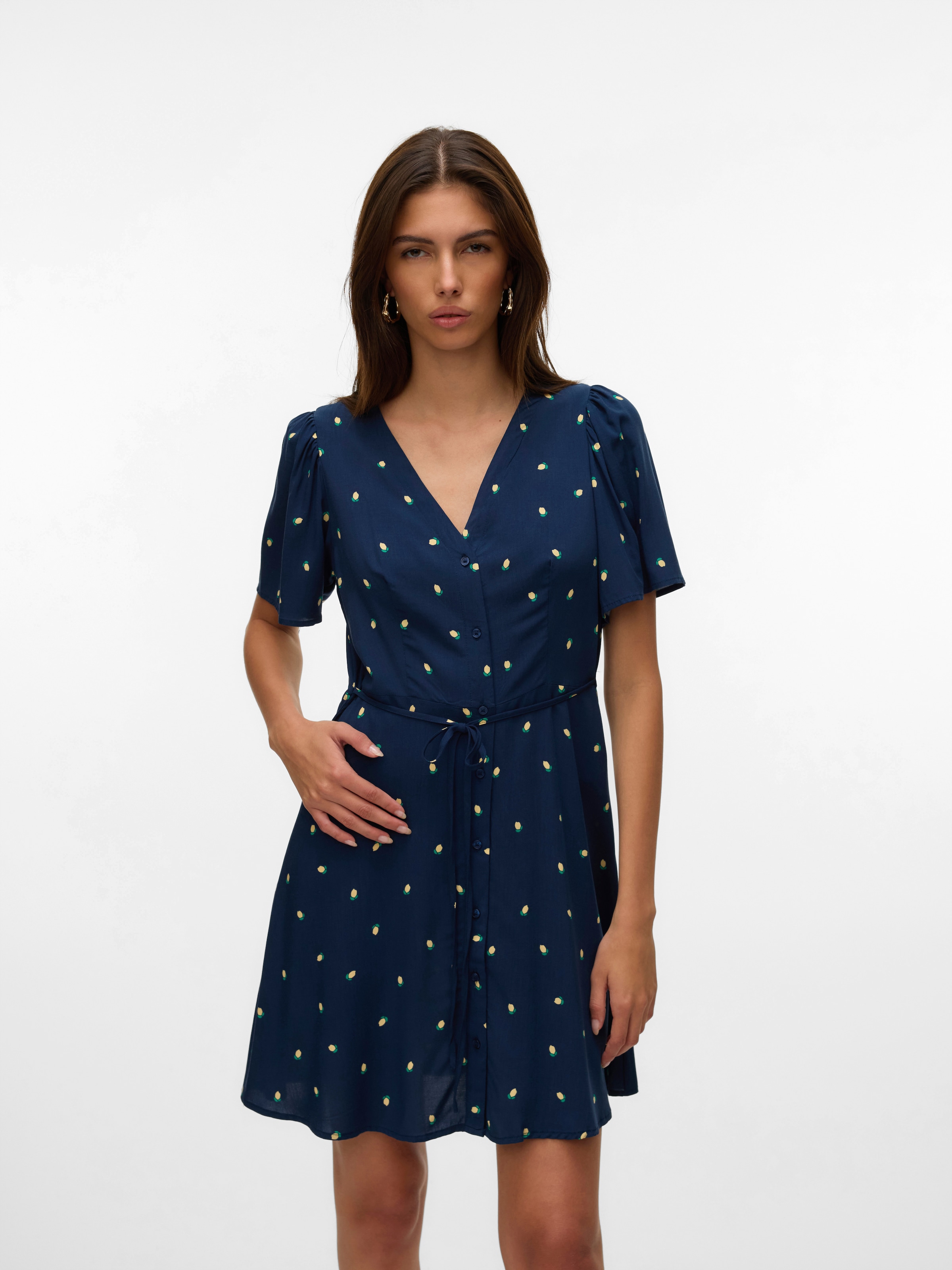 Vero Moda Minikleid "VMALBA SS SHORT DRESS WVN NOOS" günstig online kaufen