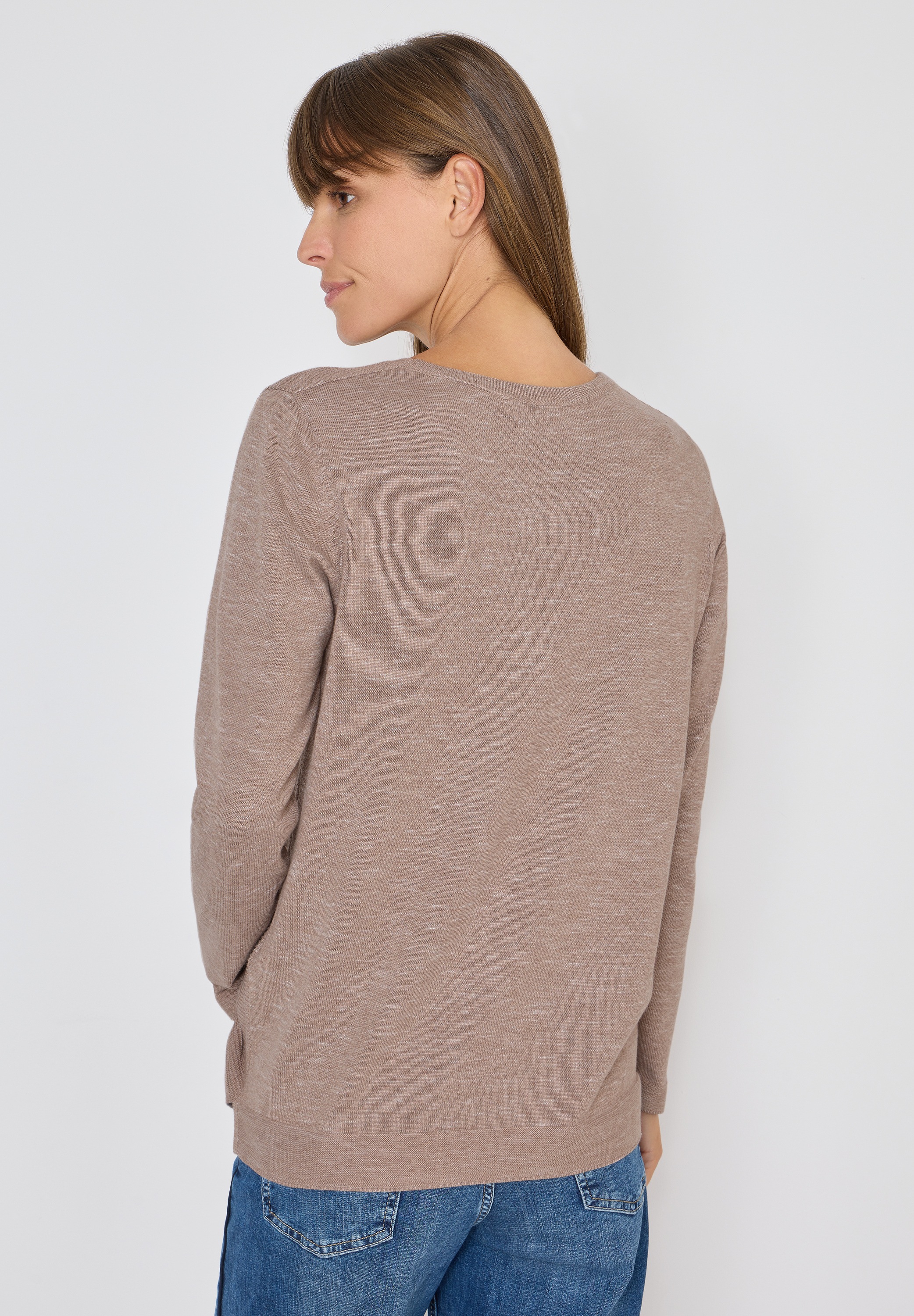 CIL Damen Strickpullover Heather Taupe XS 2