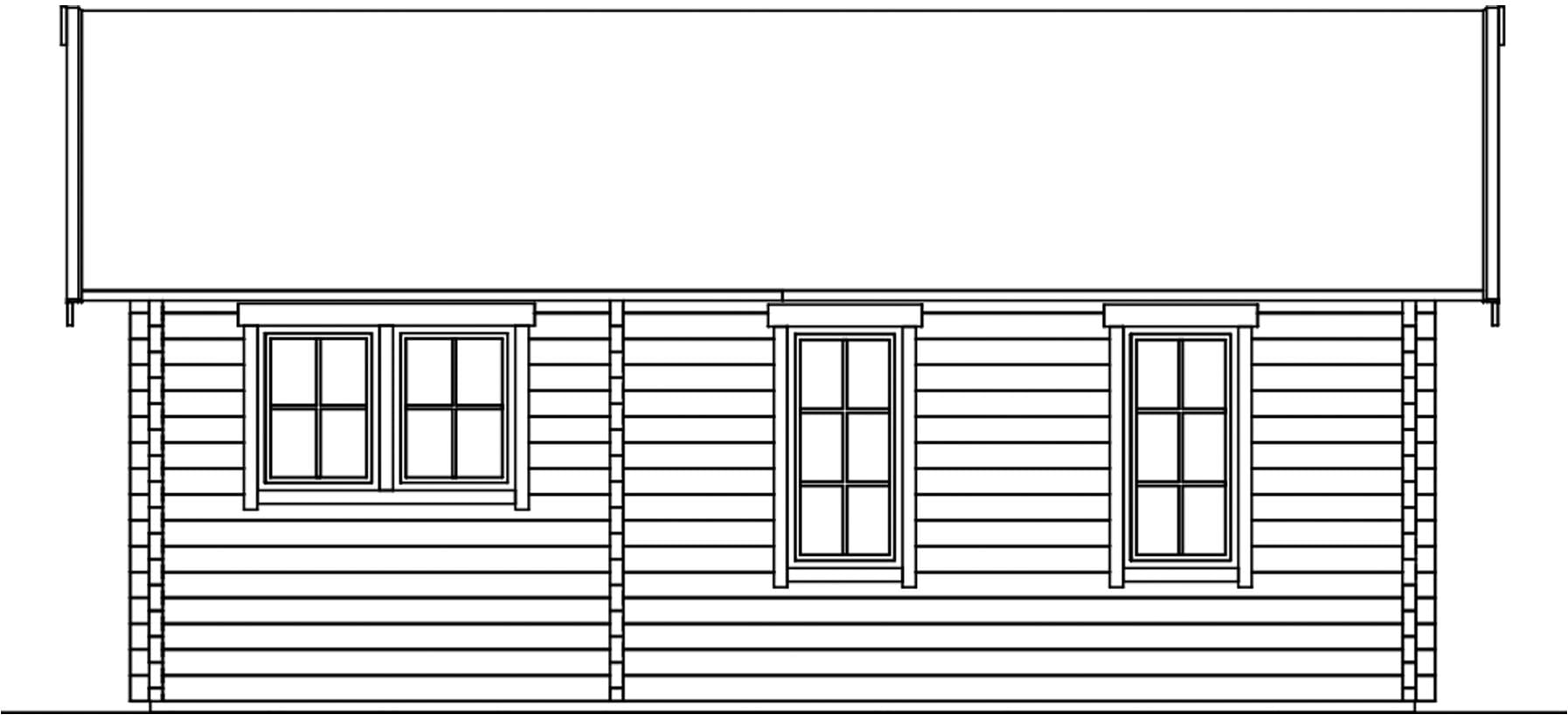 Skanholz Gartenhaus »Toronto 4«, mit 2. Schalung