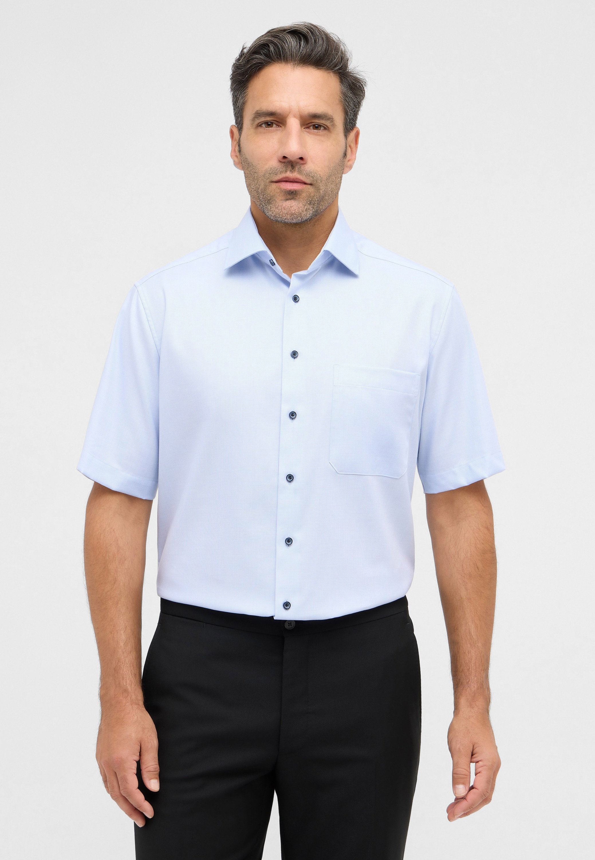 Eterna Kurzarmhemd "COMFORT FIT", NON IRON (bügelfrei) günstig online kaufen
