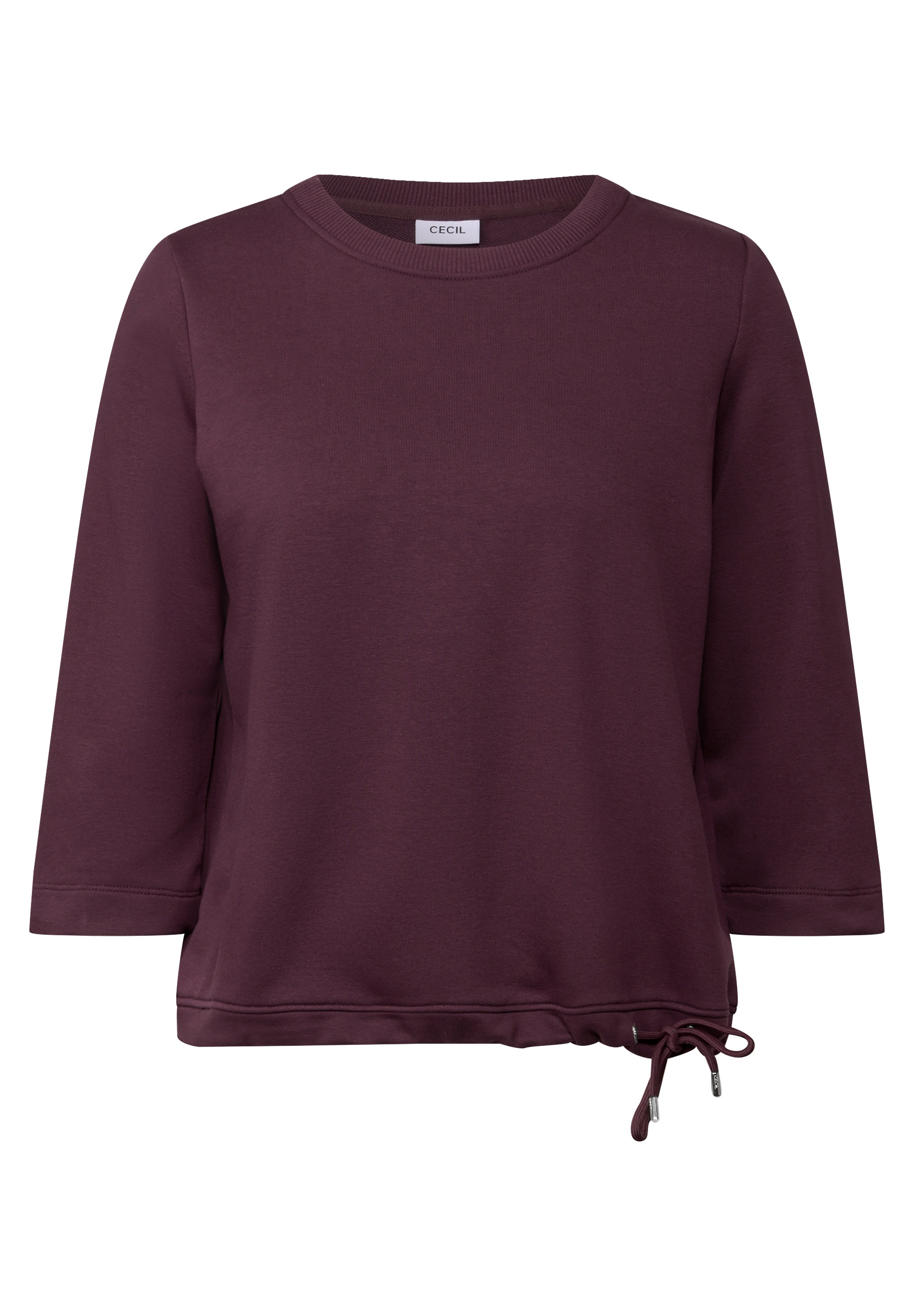 Cecil Sweatshirt, mit elastischem Saum mit Tunnelzug