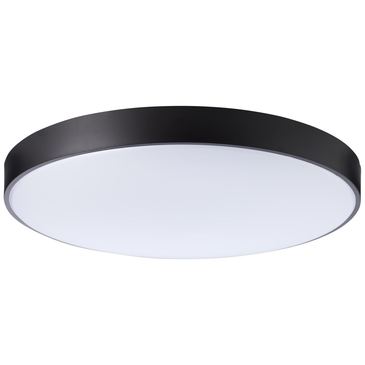 BRILLIANT Deckenleuchte "Slimline", 1, Ø 78cm H: 8cm, 1 Stk., schwarz-weiß, Wohnzimmer, Leuchten, LED Deckenlampe 78cm weiß/schwarz