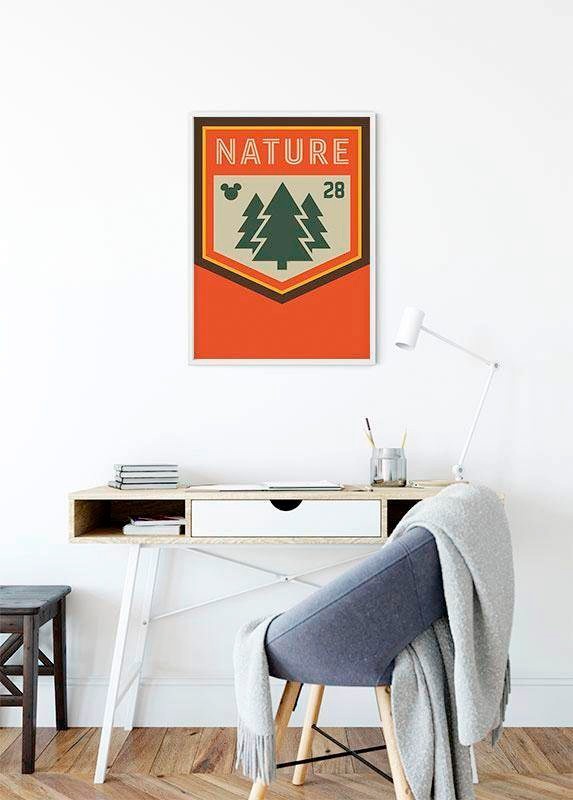 Komar Bild »Mickey Mouse Nature«, Disney, (1 St.), Wandbild zur Dekoration im Kinderzimmer - ohne Rahmen