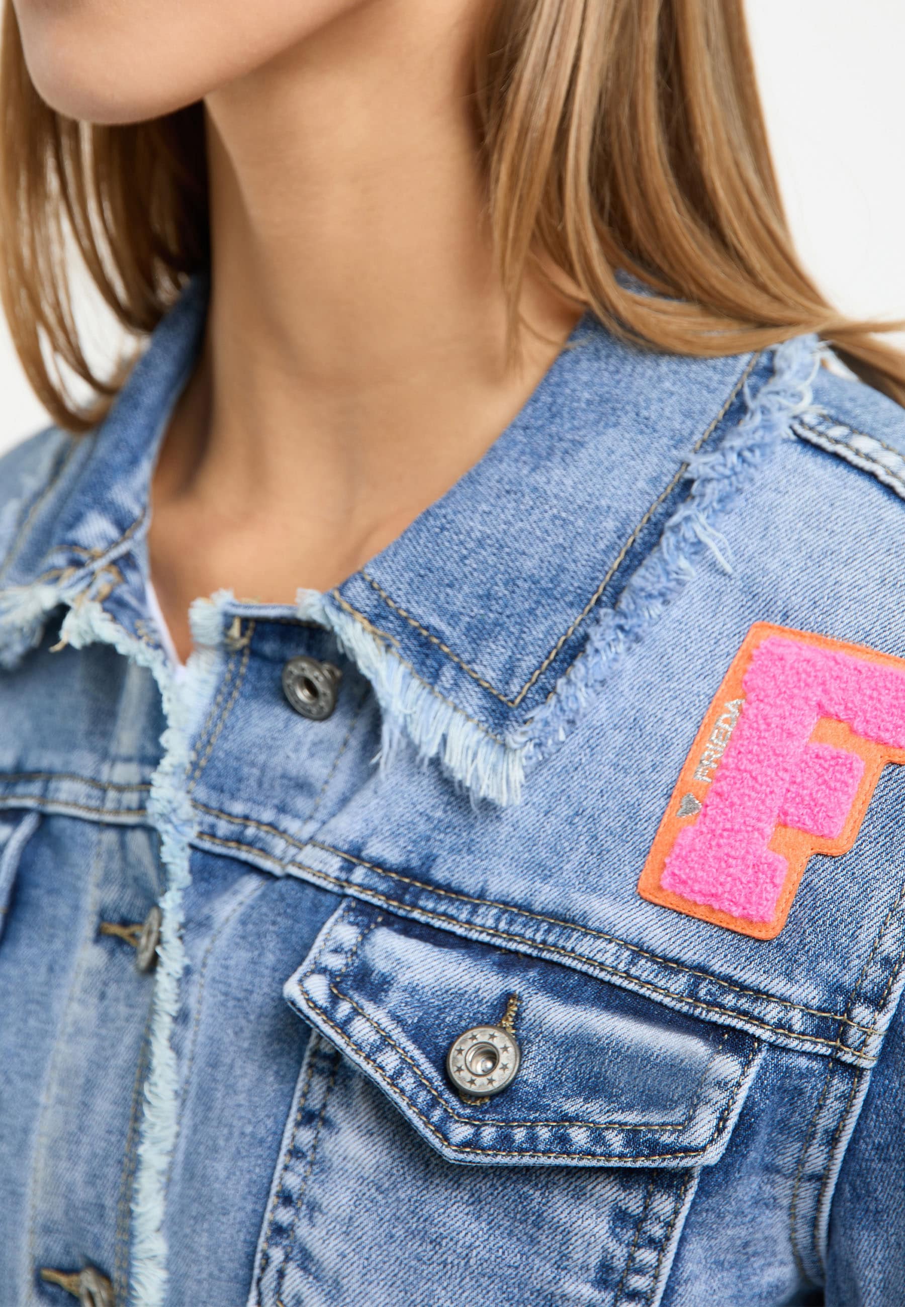 Frieda & Freddies Jeansjacke »Denim Jacket / Petty with F-Badge«