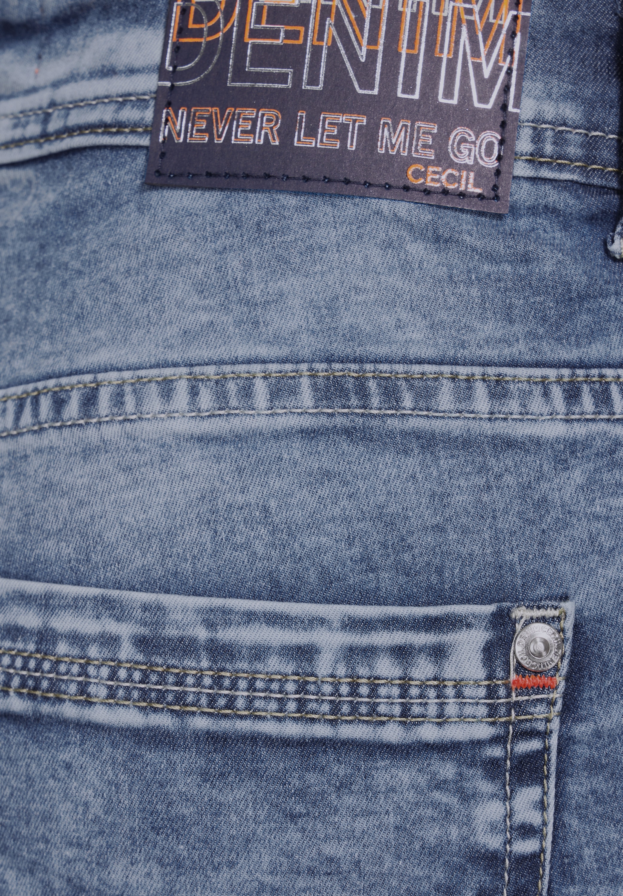 Cecil Gerade Jeans, Middle Waist