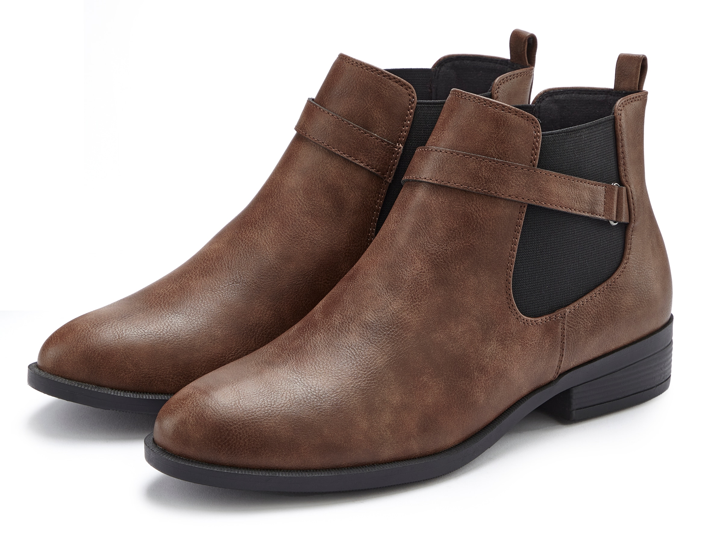 Vivance Chelseaboots, mit Stretch-Einsatz, Stiefelette, Ankle Boots VEGAN