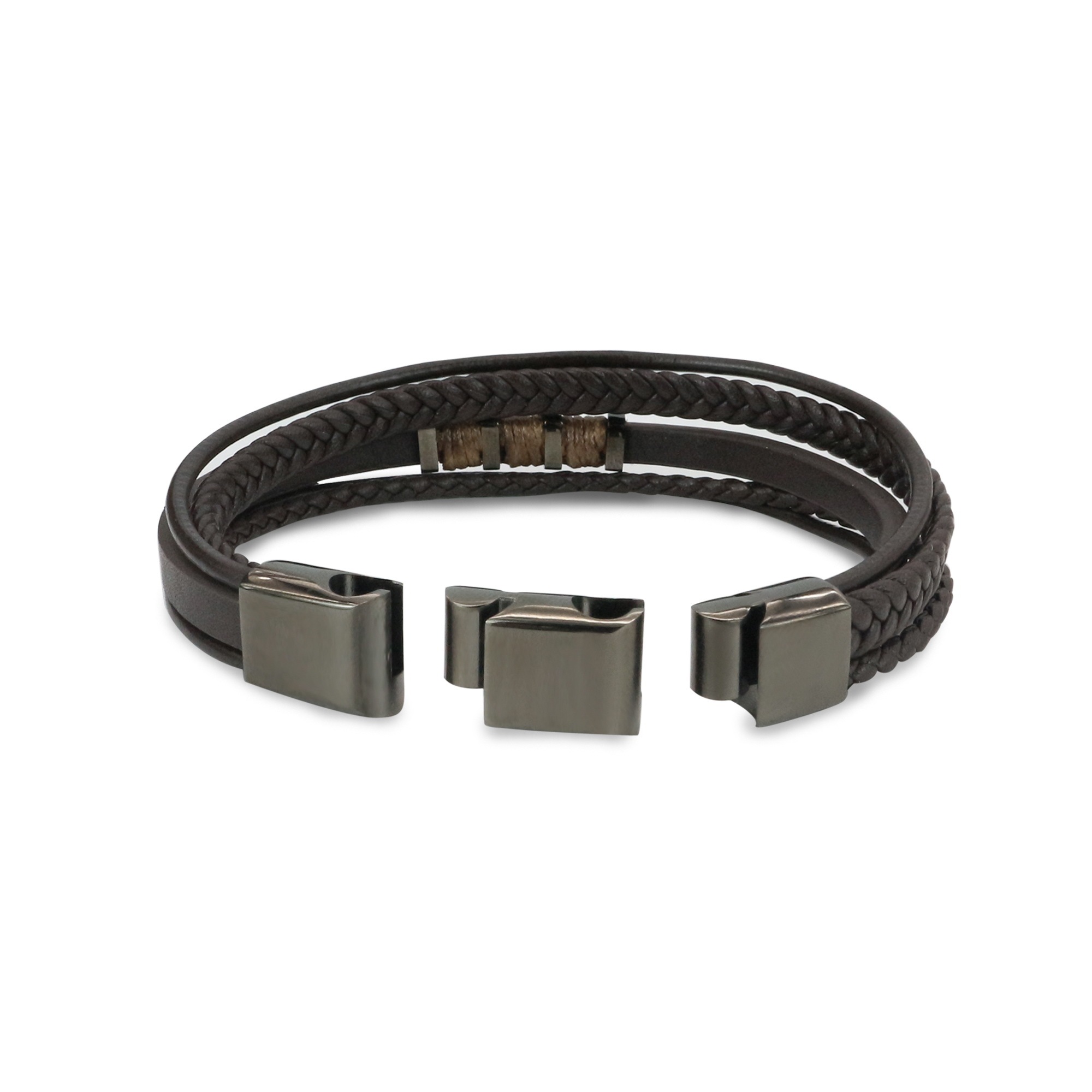 FYNCH-HATTON Lederarmband »Schmuck Geschenk Armband The Antique Explorer«