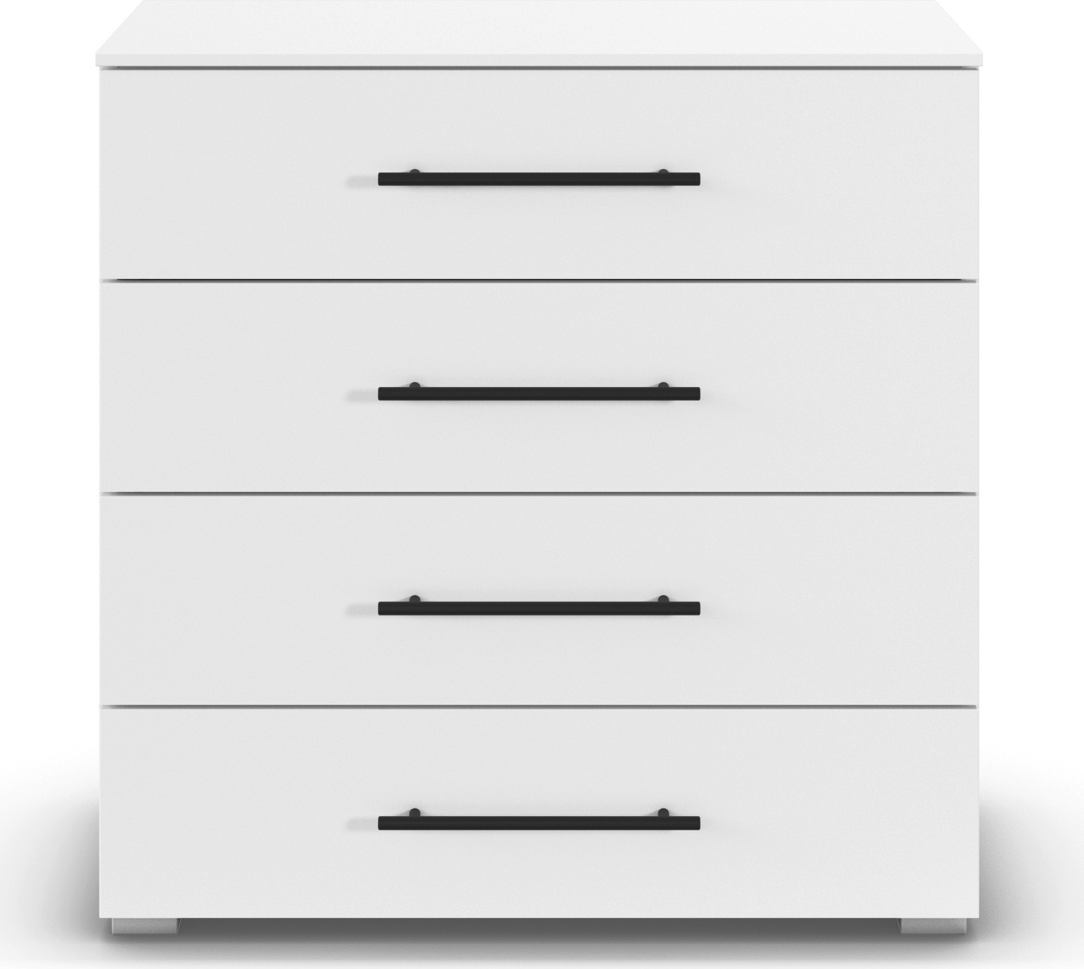 rauch Schubkastenkommode »Sideboard Schubladenkommode AVOLA mit Dekorfront« Breite 80 cm inkl. Soft-Close-Funktion,  Beimöbel 40 cm breit, 4 Schubladen mit viel Stauraum, MADE IN GERMANY