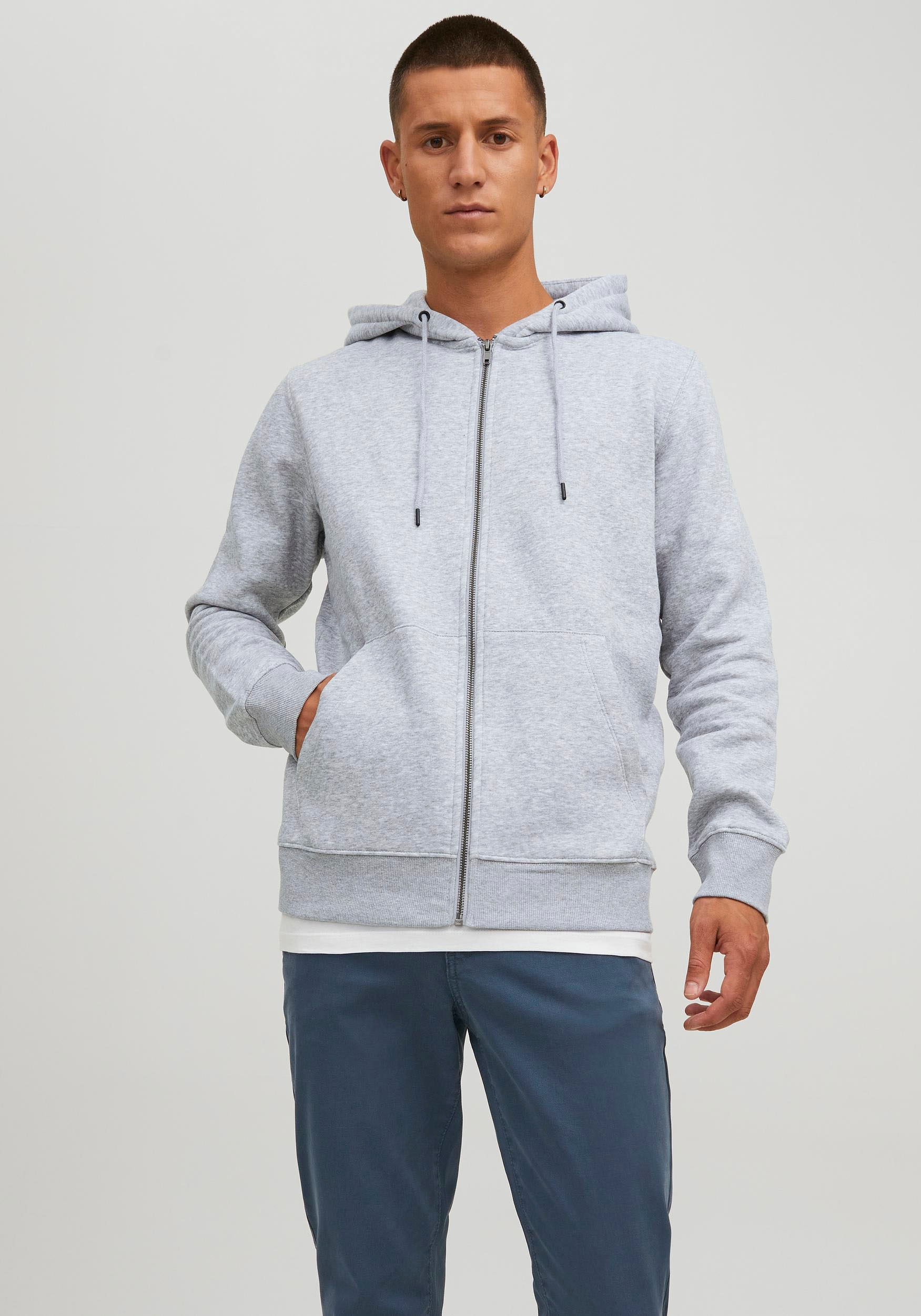 Jack & Jones Kapuzensweatjacke "JJESTAR Basic Hoodie, Eingrifftaschen und a günstig online kaufen