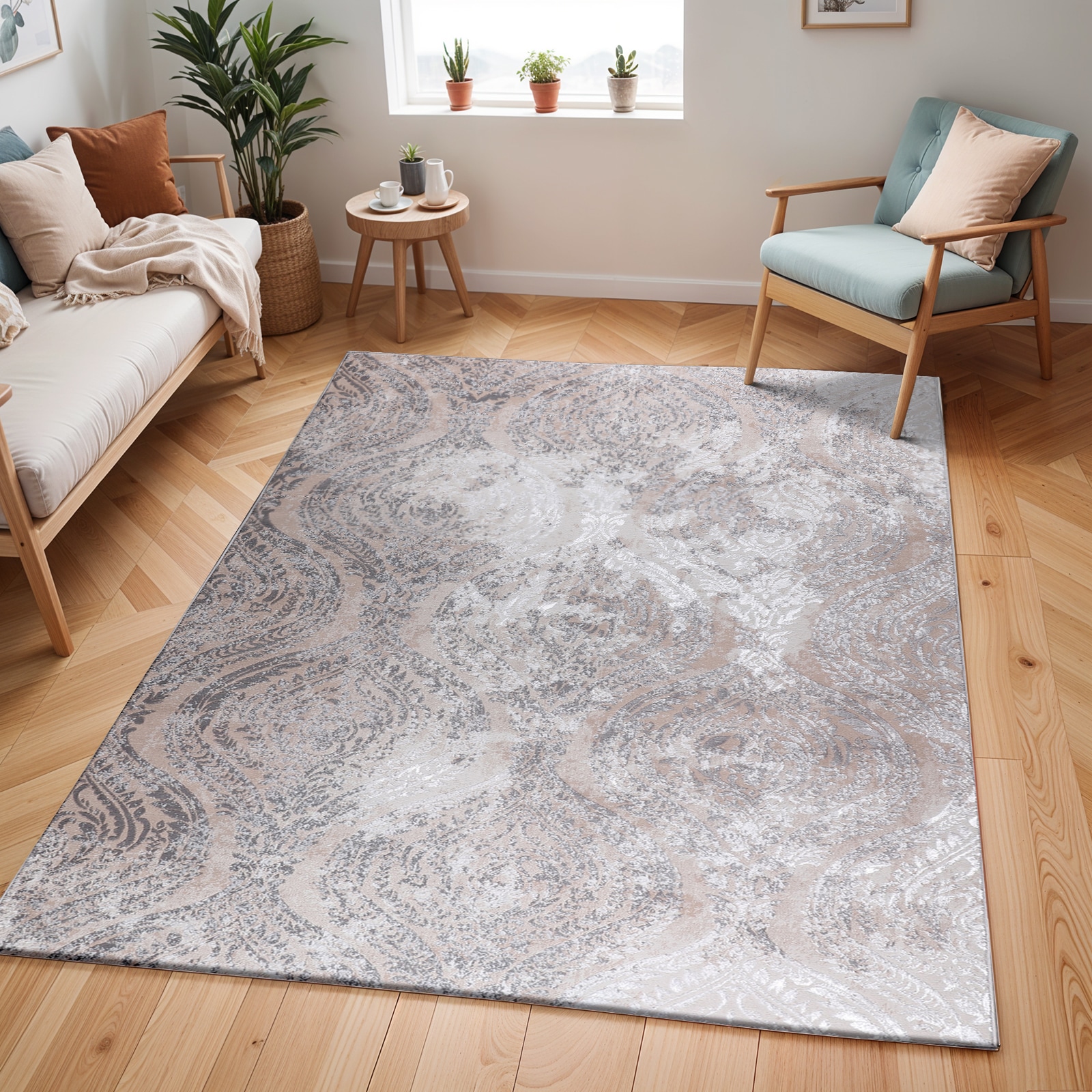 Livabliss Teppich "MUNCIE" rechteckig 9 mm Höhe Orient-Optik, Vintage Desig günstig online kaufen