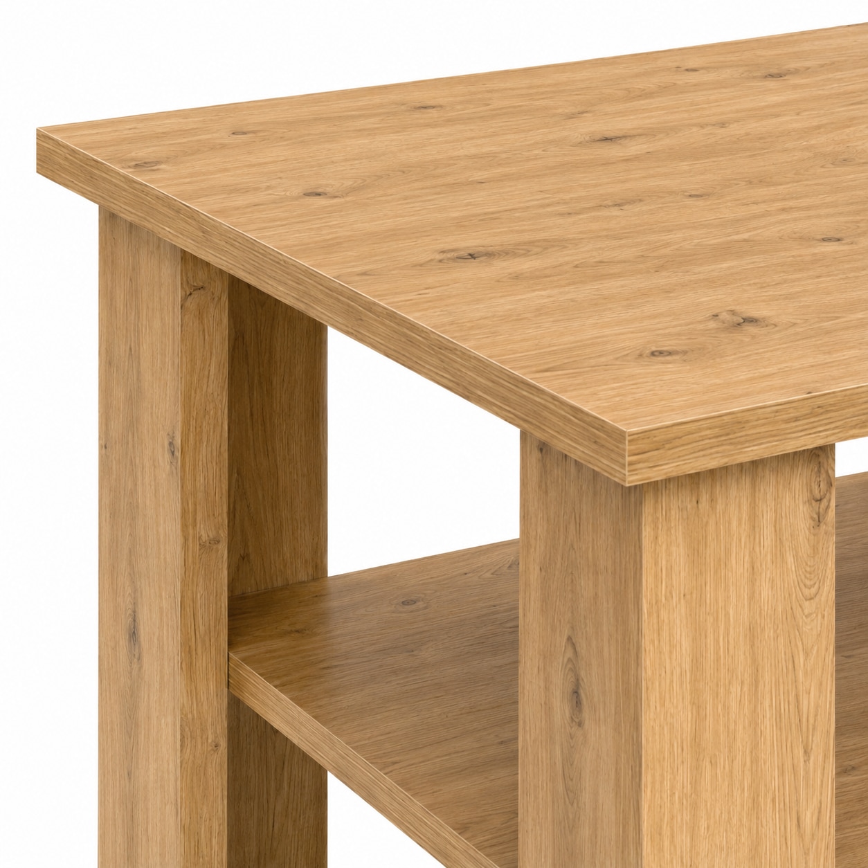 OTTO home Couchtisch »CT 2 Wohnzimmertisch, Sofatisch, Beistelltisch, Kaffeetisch« Mit Ablage, quadratisch/rechteckig, weiß Hochglanz oder Artisan-Dekor