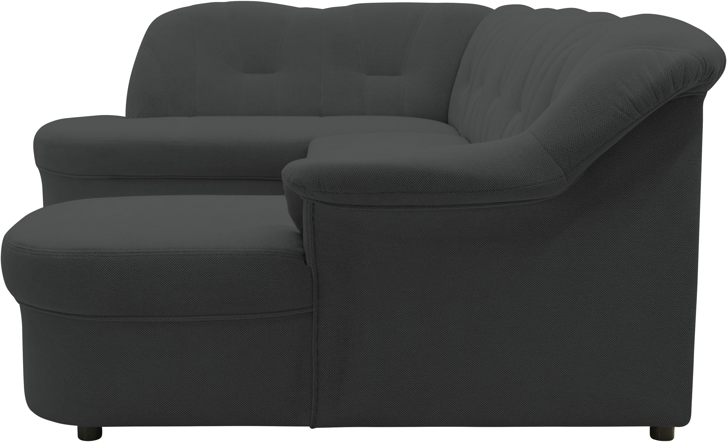 DOMO collection Wohnlandschaft »Flores auch in Leder-Bezug, B/T/H: 293/180/86 cm, U-Form«, (3 St.), wahlweise mit Bettfunktion, wahlweise mit Federkern