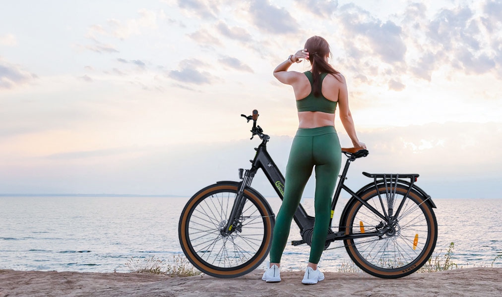 SachsenRad »C5R« 1 Gang Shimano keine Schaltwerk ohne Schaltung Mittelmotor 250 W TFT Farb-LCD-Display, Fahrmodus Pedelec, 
LED-Frontlicht, Alarmanlage