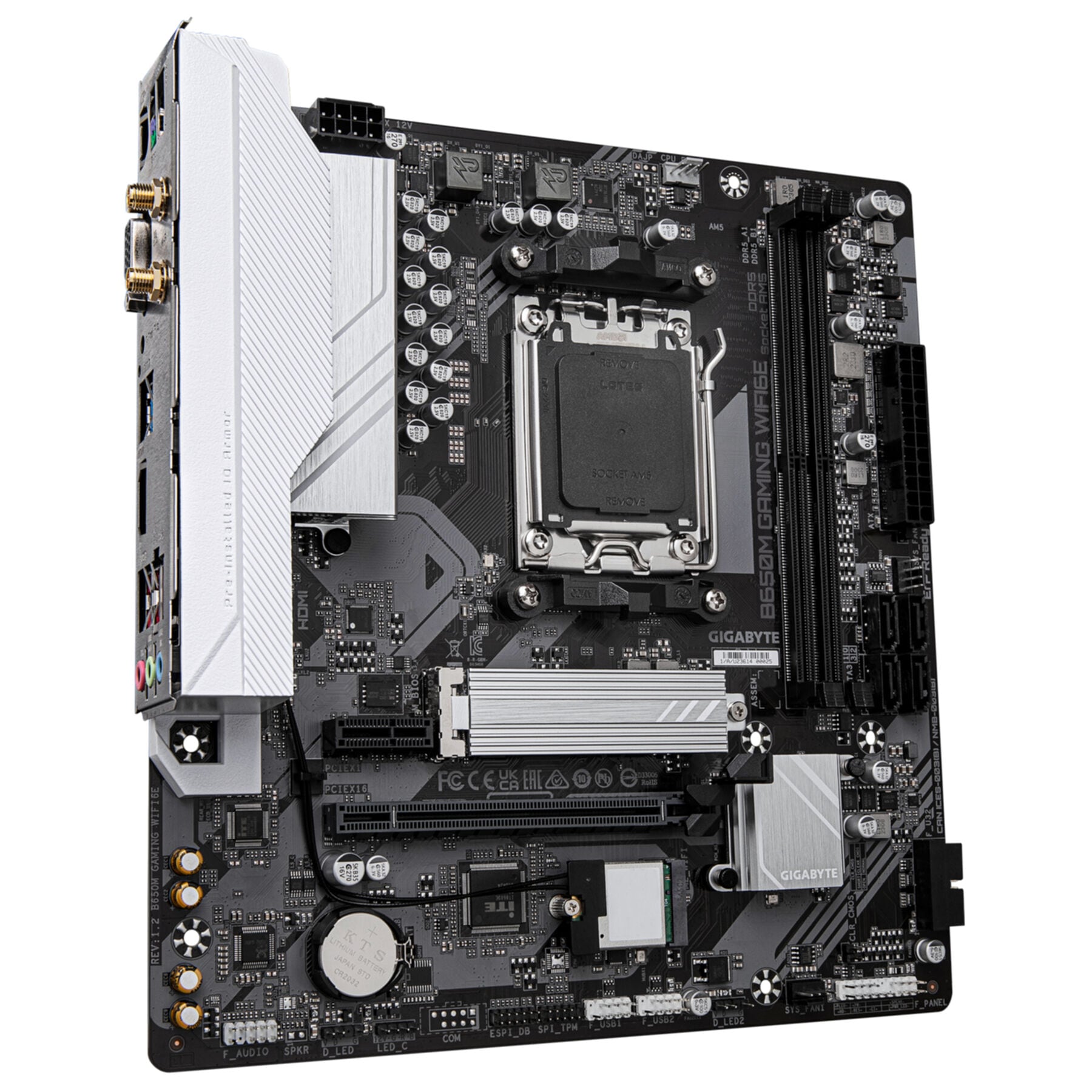Gigabyte Mainboard »B650M GAMING WIFI6E Mainboard - AMD Ryzen 9000 Serie CPUs, 5+2+2 Phase«