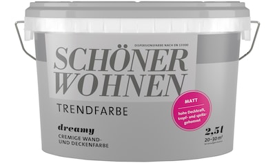 SCHÖNER WOHNEN-Kollektion Wand- und Deckenfarbe »Trendfarbe«, (1), 2,5 Liter,... kaufen
