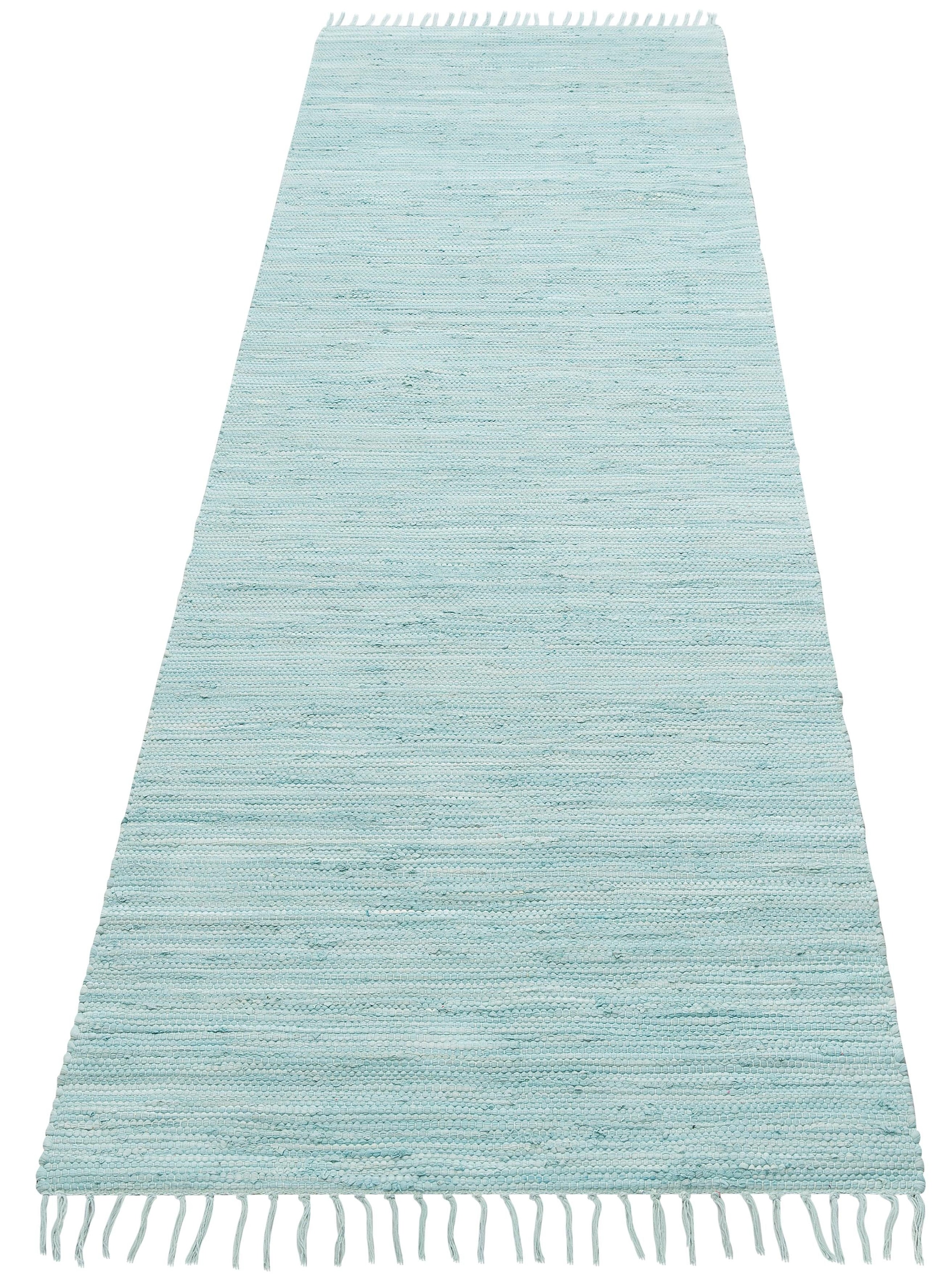 OTTO home Teppich "Paul" rechteckig 5 mm Höhe Wendeteppich, Uni, handgewebt günstig online kaufen