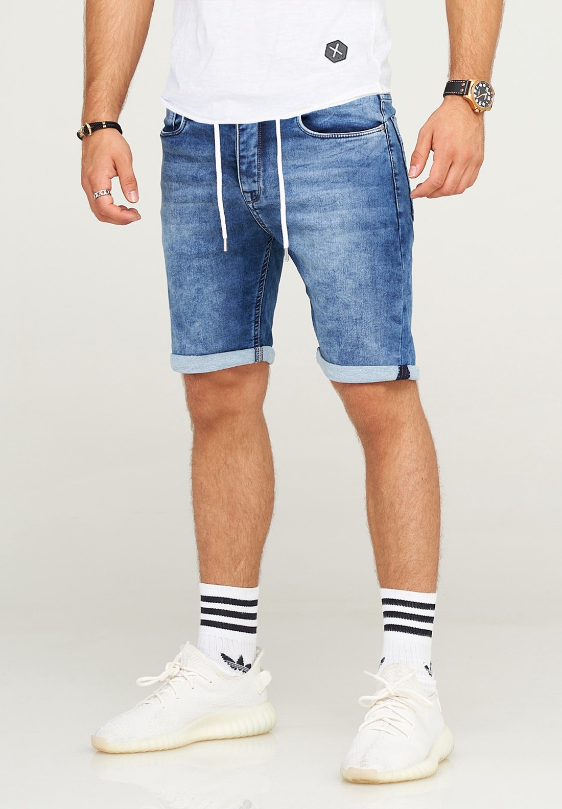 behype Shorts »MAKAY«, im modernen Jogger-Style