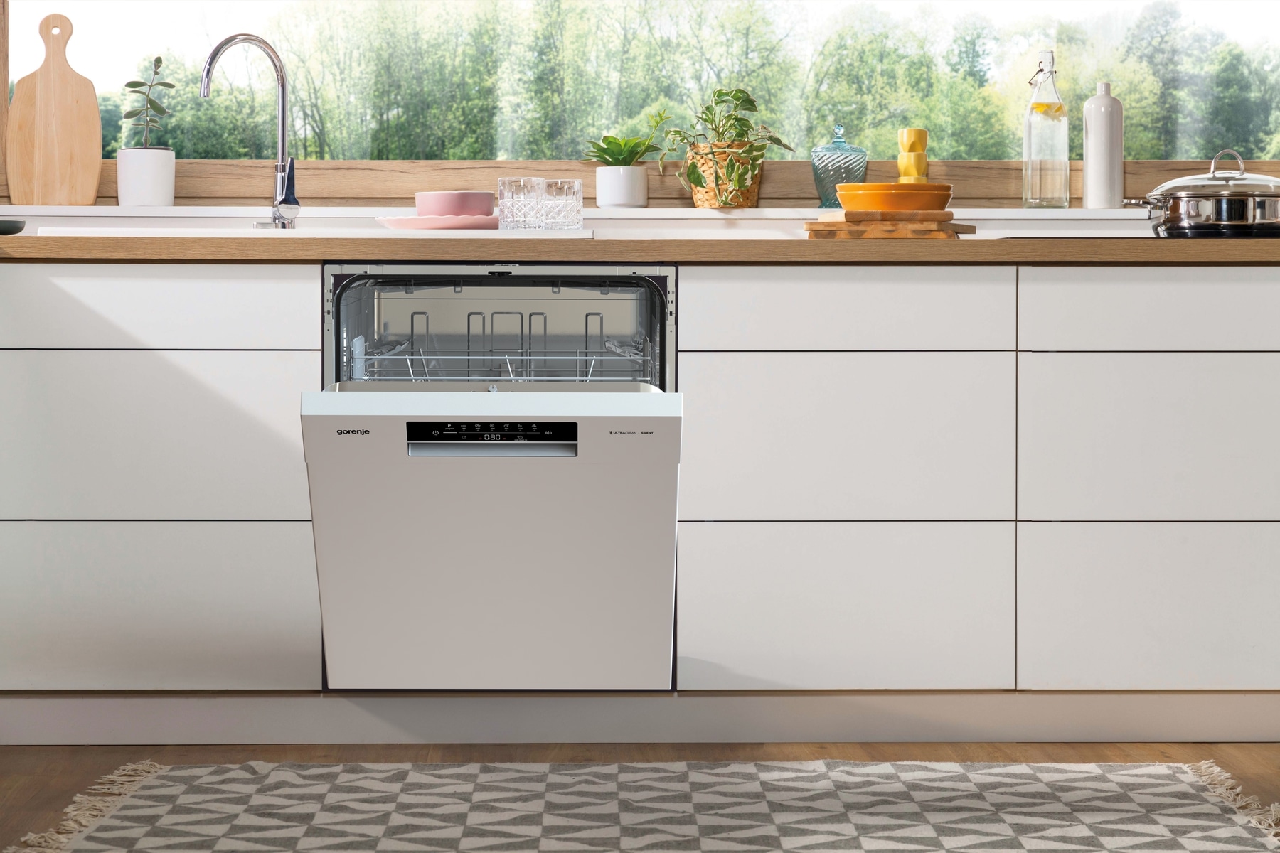 GORENJE Unterbaugeschirrspüler »GU 642 E90W«, 13 Maßgedecke, AquaStop