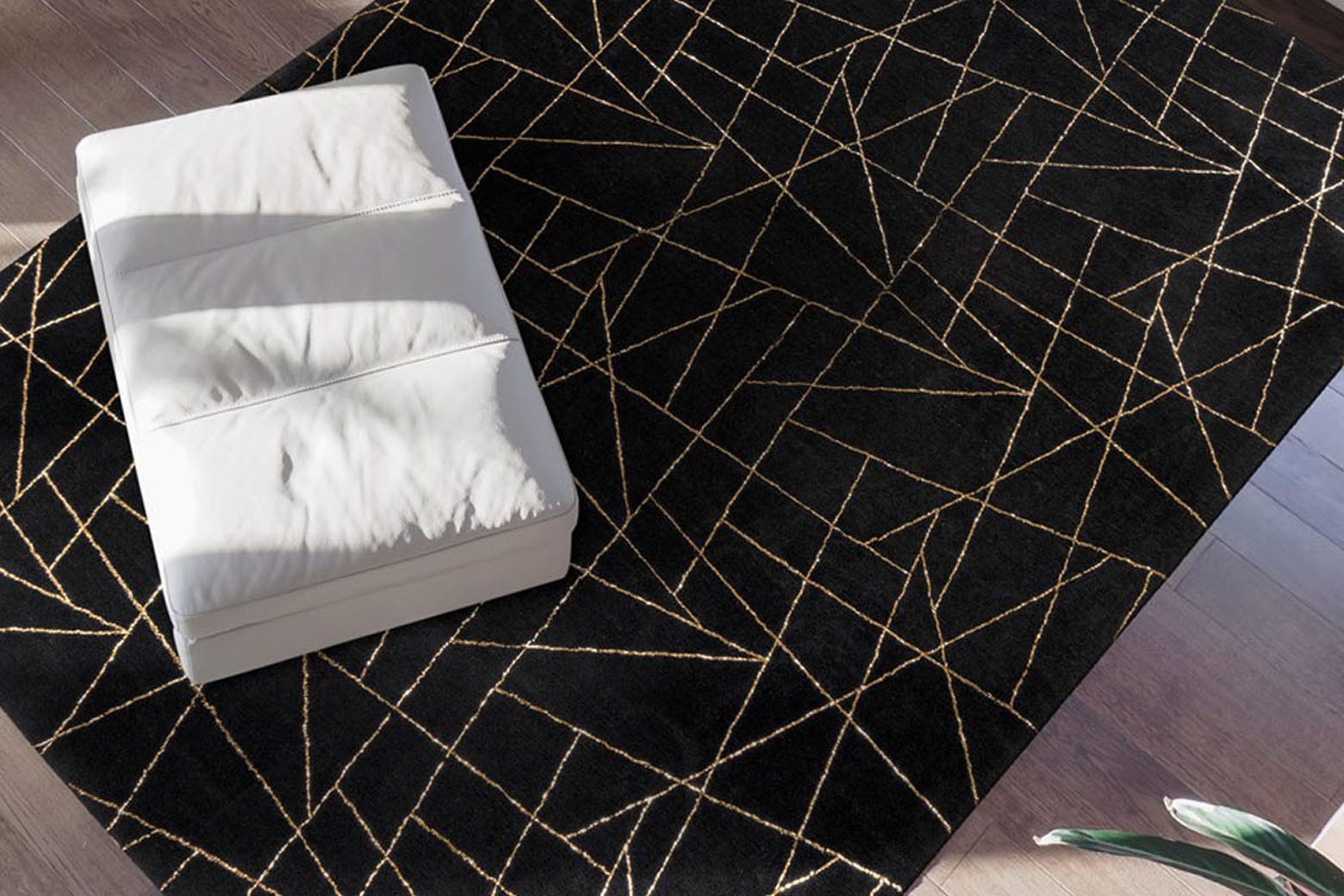 me gusta Teppich "Bijou 125" rechteckig 20 mm Höhe Glanz Effekt, weicher Flor, Wohnzimmer, Schlafzimmer