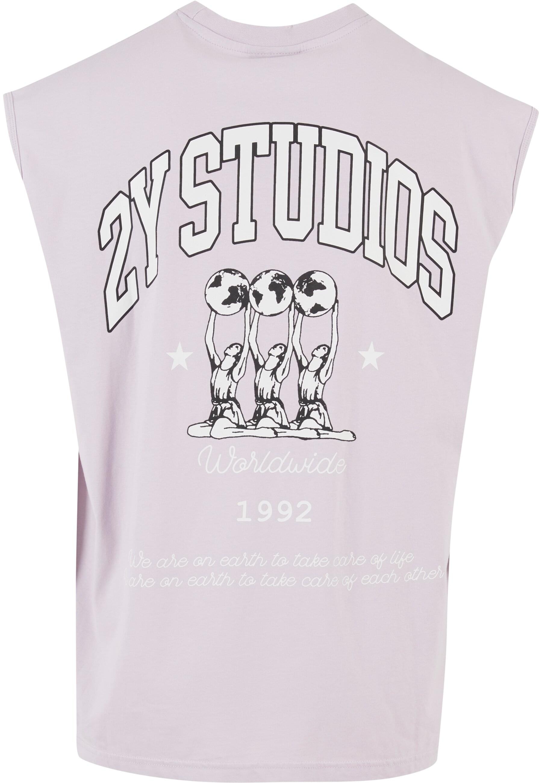 2Y Studios Tanktop "2Y Studios Herren 2Y Globus Oversize Sleeveless Shirt" günstig online kaufen