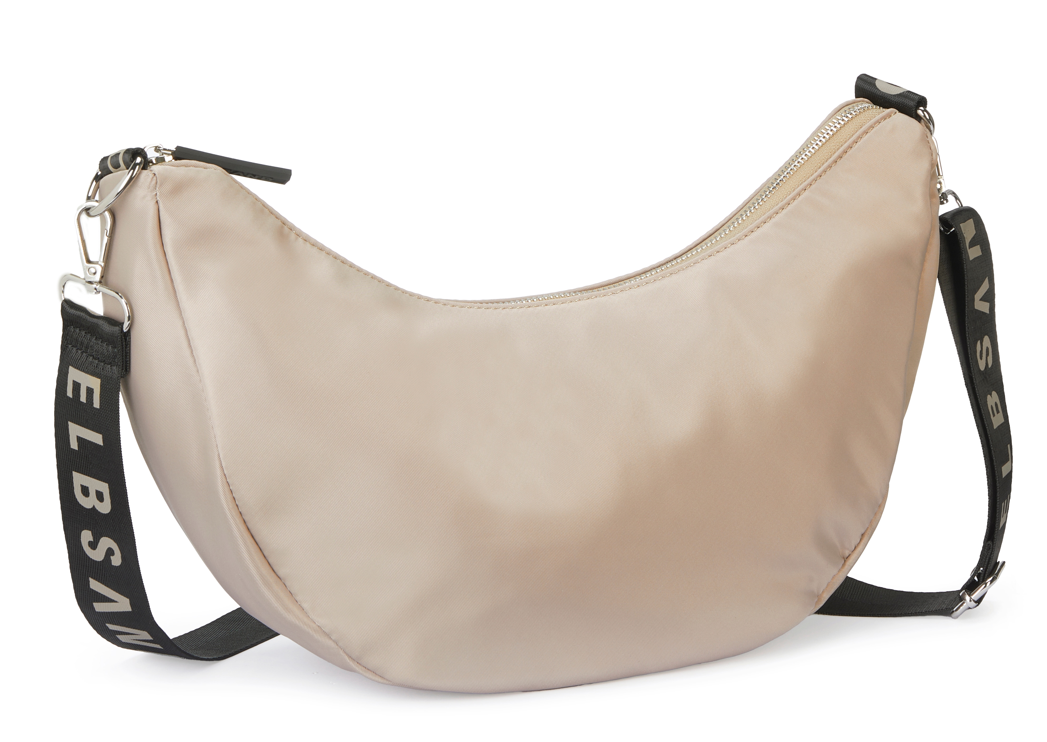 Elbsand Umhängetasche "Hobo-Tasche, Schultertasche, Minibag, Henkeltasche, Crossbody Bag" Handtasche Damen zum Umhängen aus weichem Material VEGAN