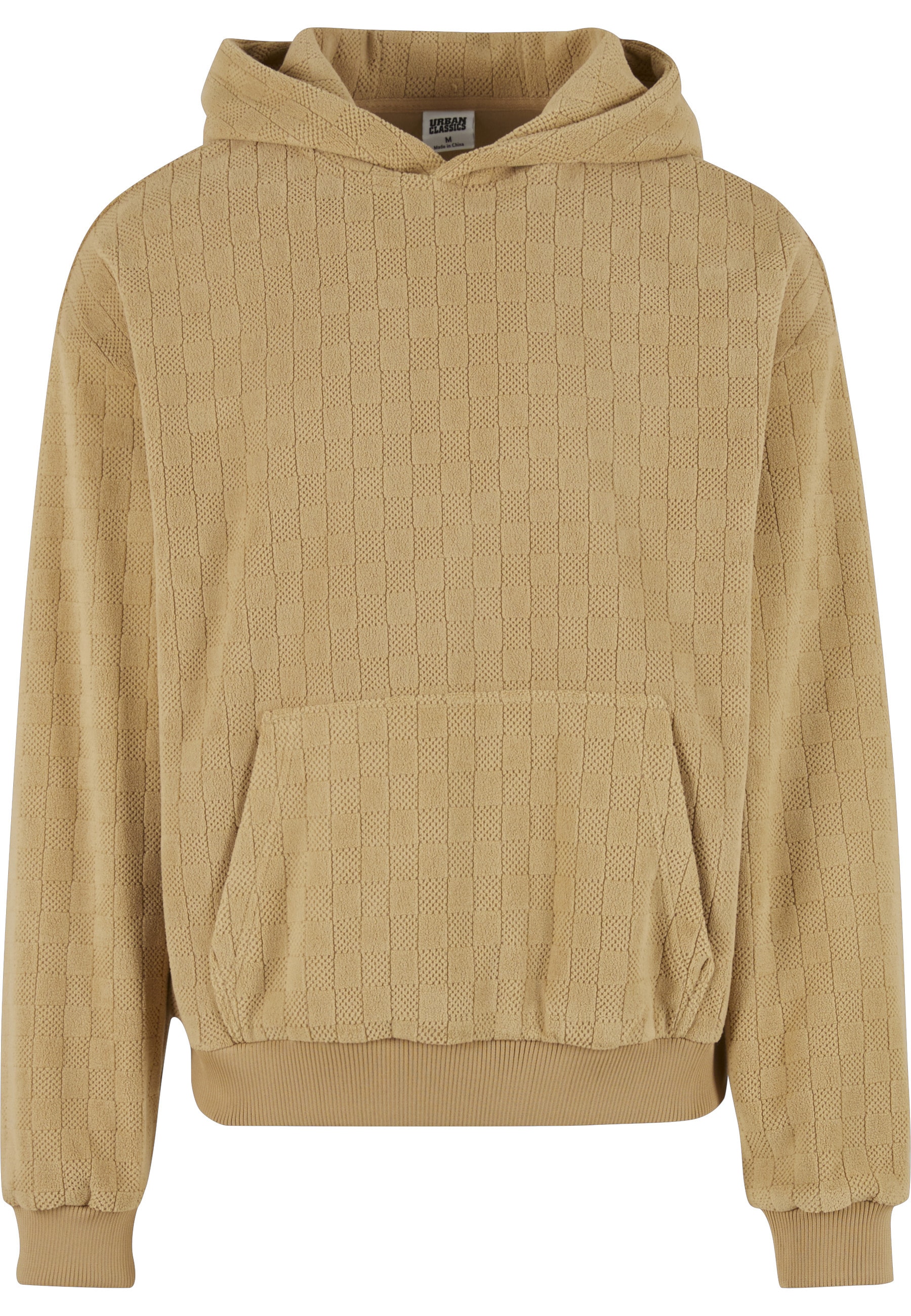 URBAN CLASSICS Kapuzensweatshirt "Urban Classics Jaquard Velvet Suit", 1