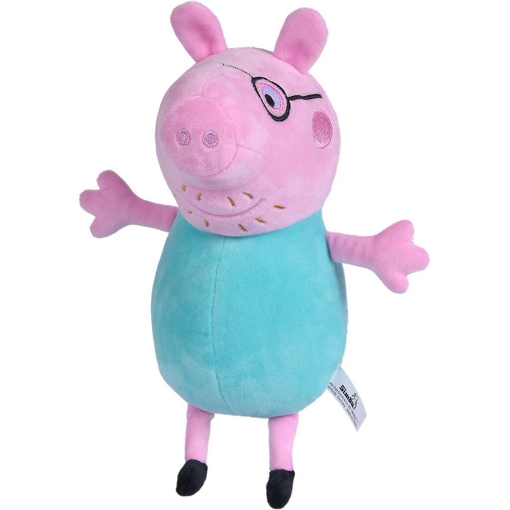 SIMBA Kuscheltier »Peppa Pig, Familie im Auto«, (Set, 4 St.)