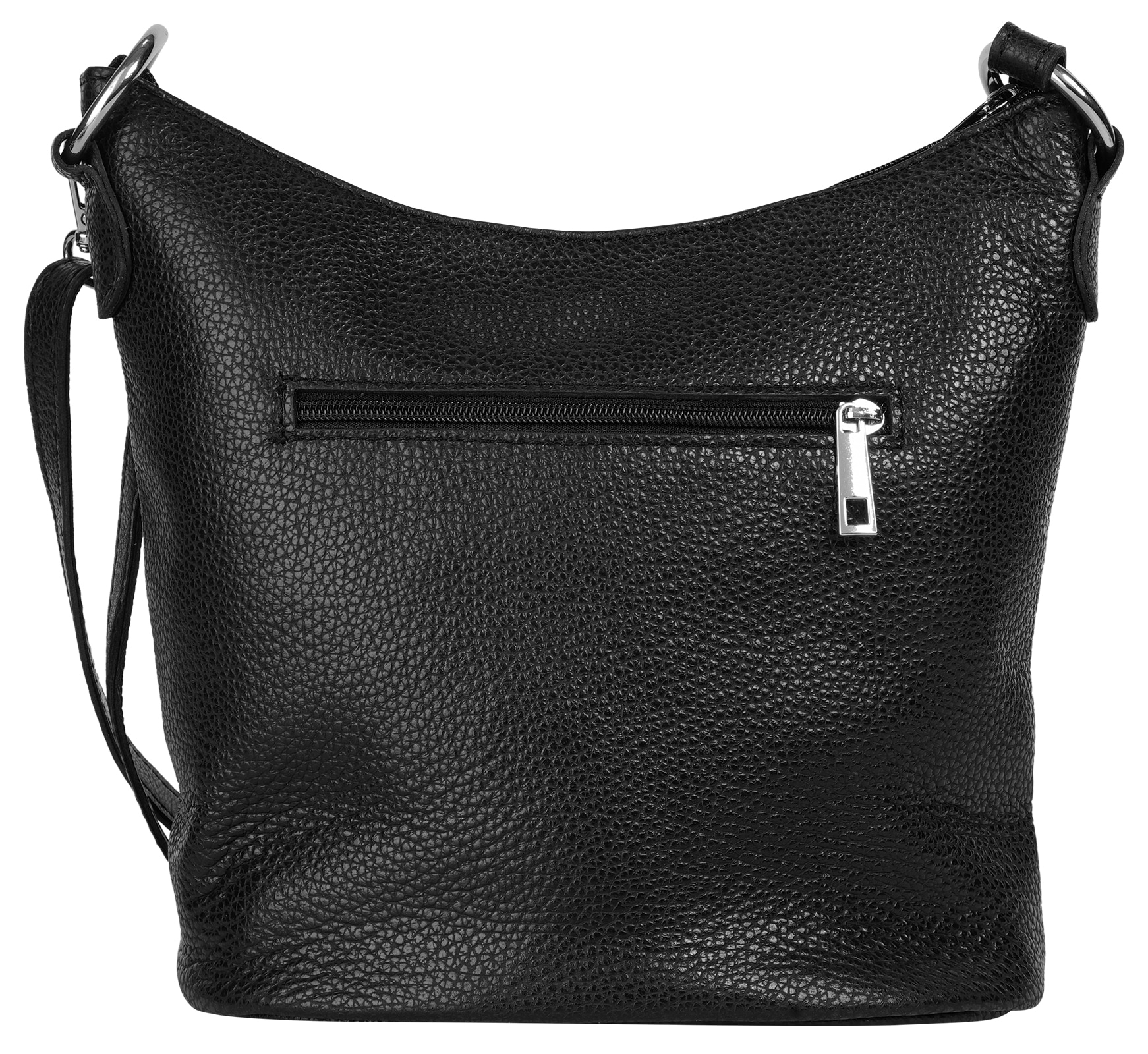 Cluty Umhängetasche, echt Leder, Made in Italy