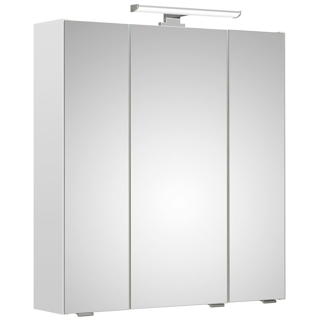 Saphir Spiegelschrank »Quickset Badschrank, 3 Spiegeltüren, 6 Einlegeböden, 65 cm breit«