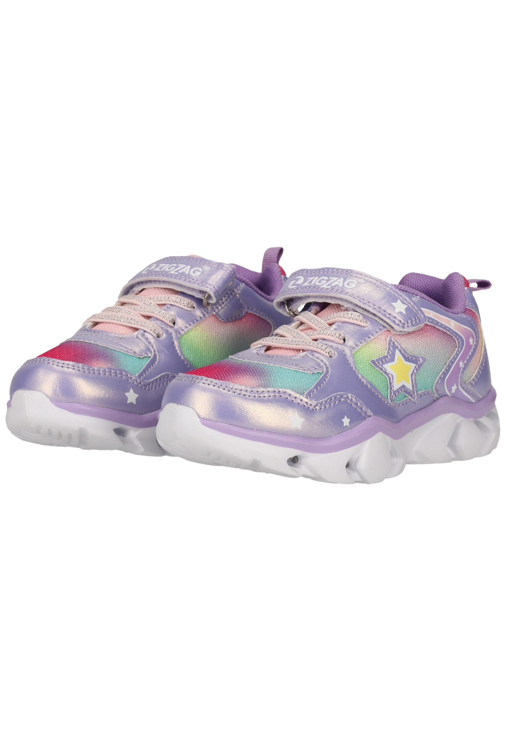 ZIGZAG Sneaker »Saserta«  im stylischen Metallic-Design mit aufleuchtender Sohle