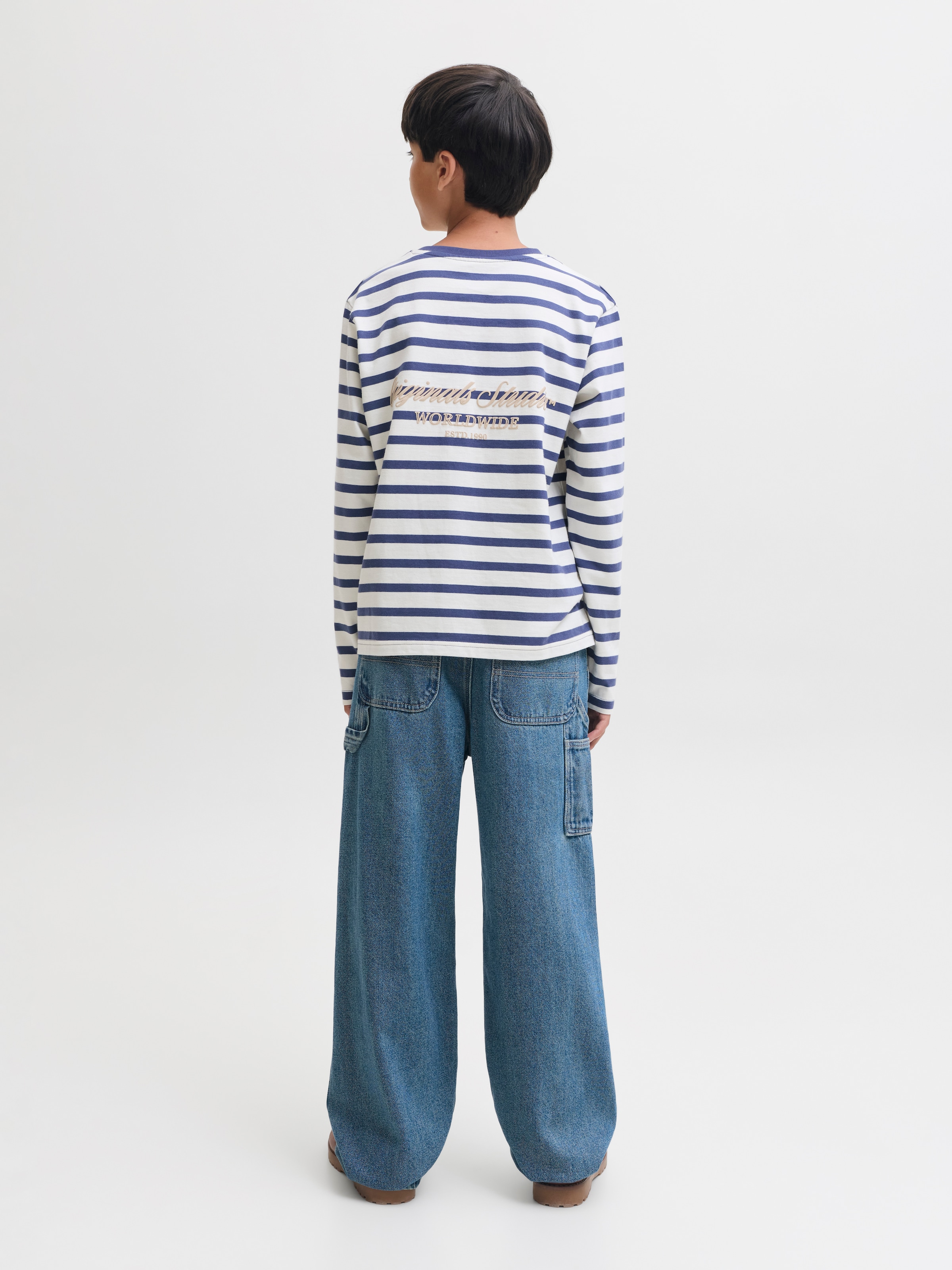 Jack & Jones Junior Relax-fit-Jeans »JJIALEX JJCARPENTER AT 233 JNR« Baumwolle, relaxed fit