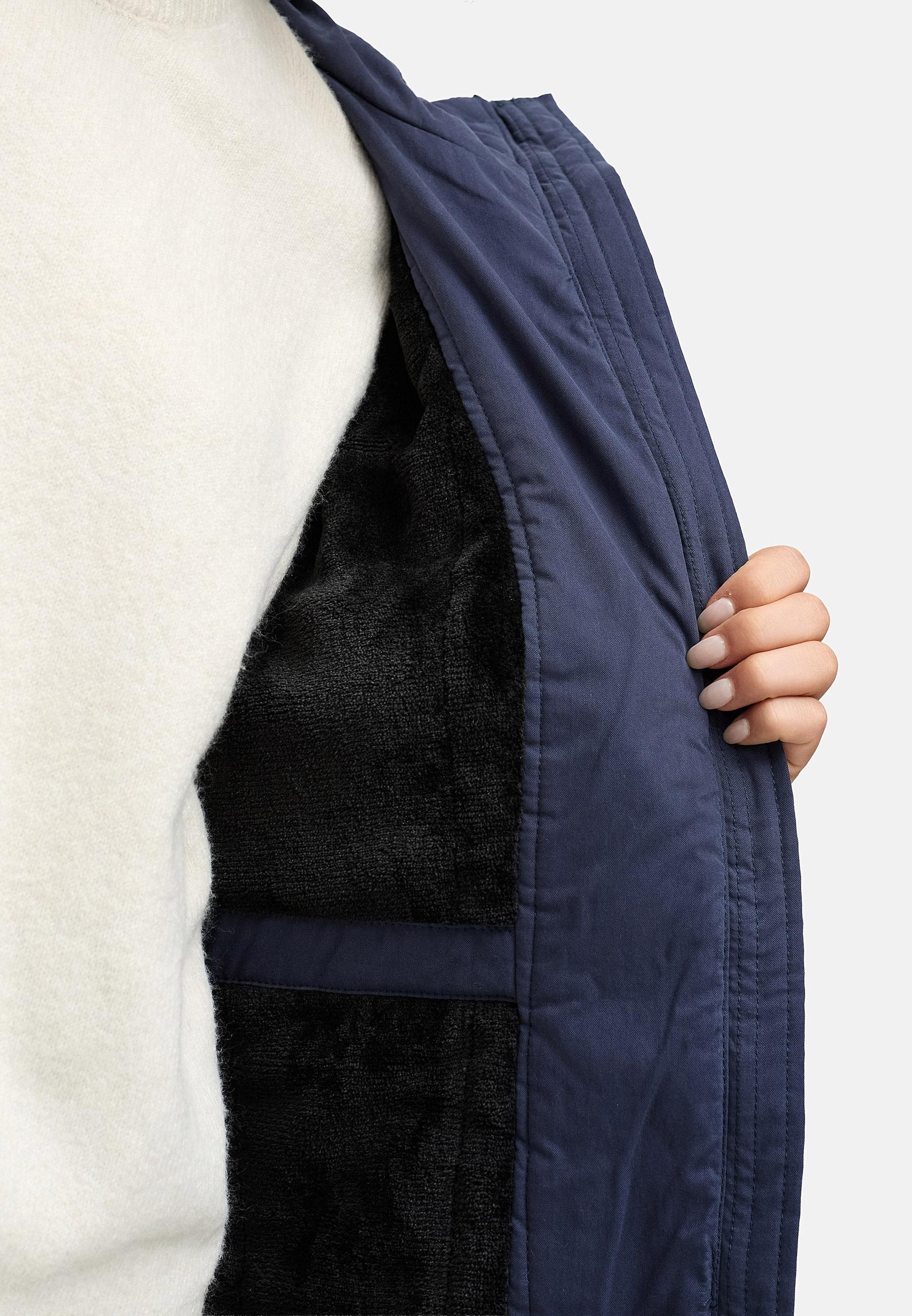 Ragwear Kurzmantel »Monadetta Warm«, Kurzer Wintermantel mit Kunstfellbesatz